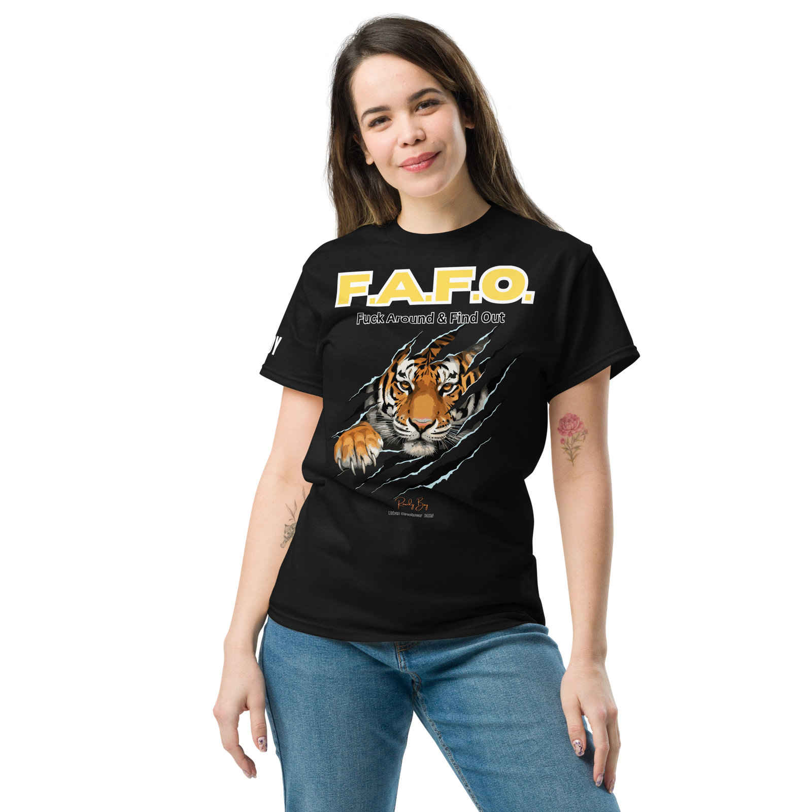 Rowdy Boy "F.A.F.O." ( Fuck Around & Find Out) Unisex Classic Tee - Image 8