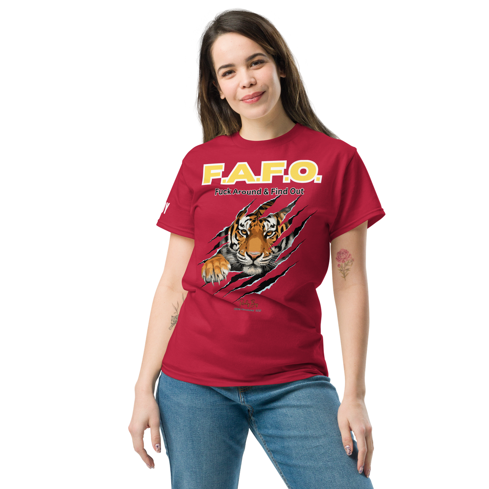 Rowdy Boy "F.A.F.O." ( Fuck Around & Find Out) Unisex Classic Tee - Image 60