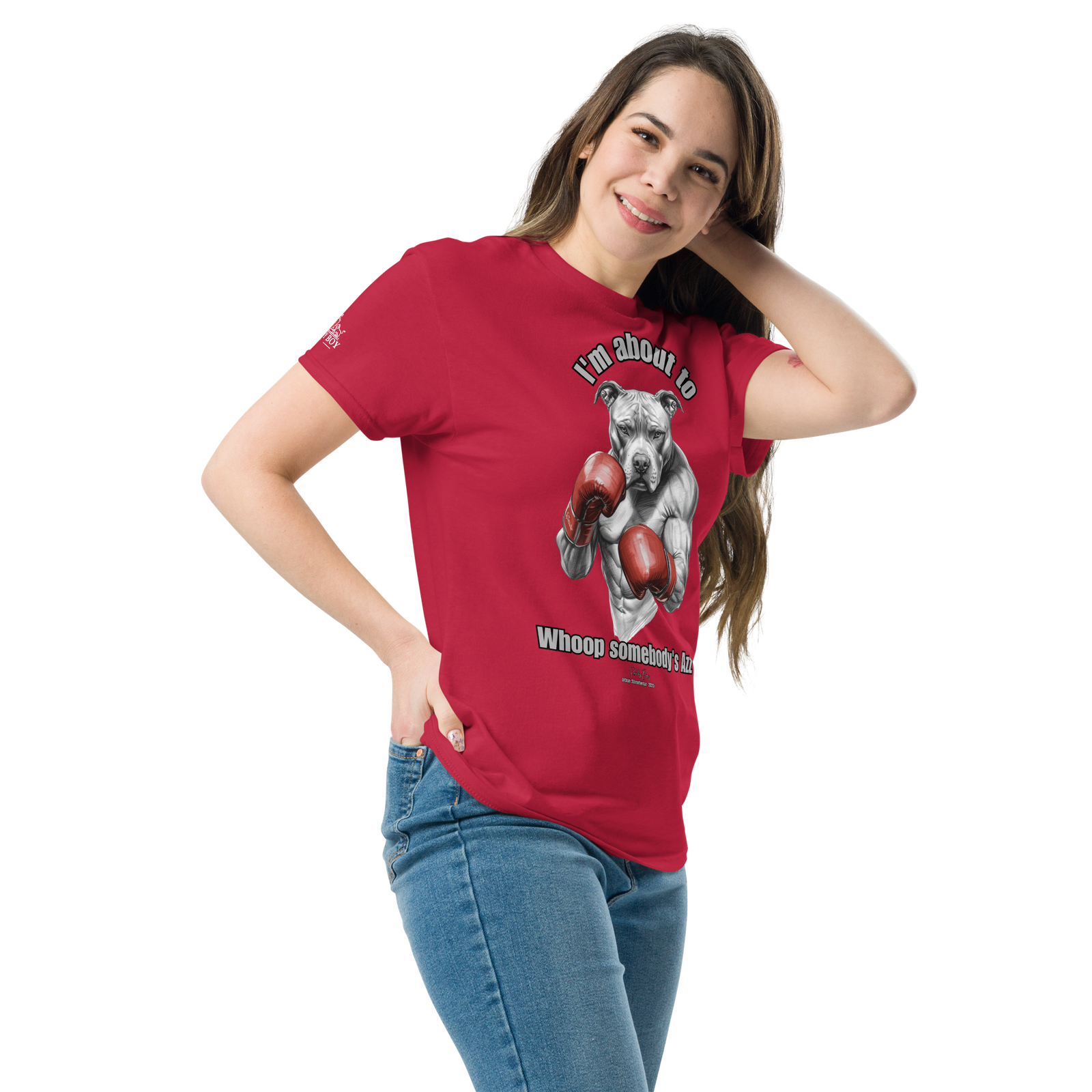 Rowdy Boy "I'm about to whoop somebody's Azz" Unisex Classic Tee - Image 45