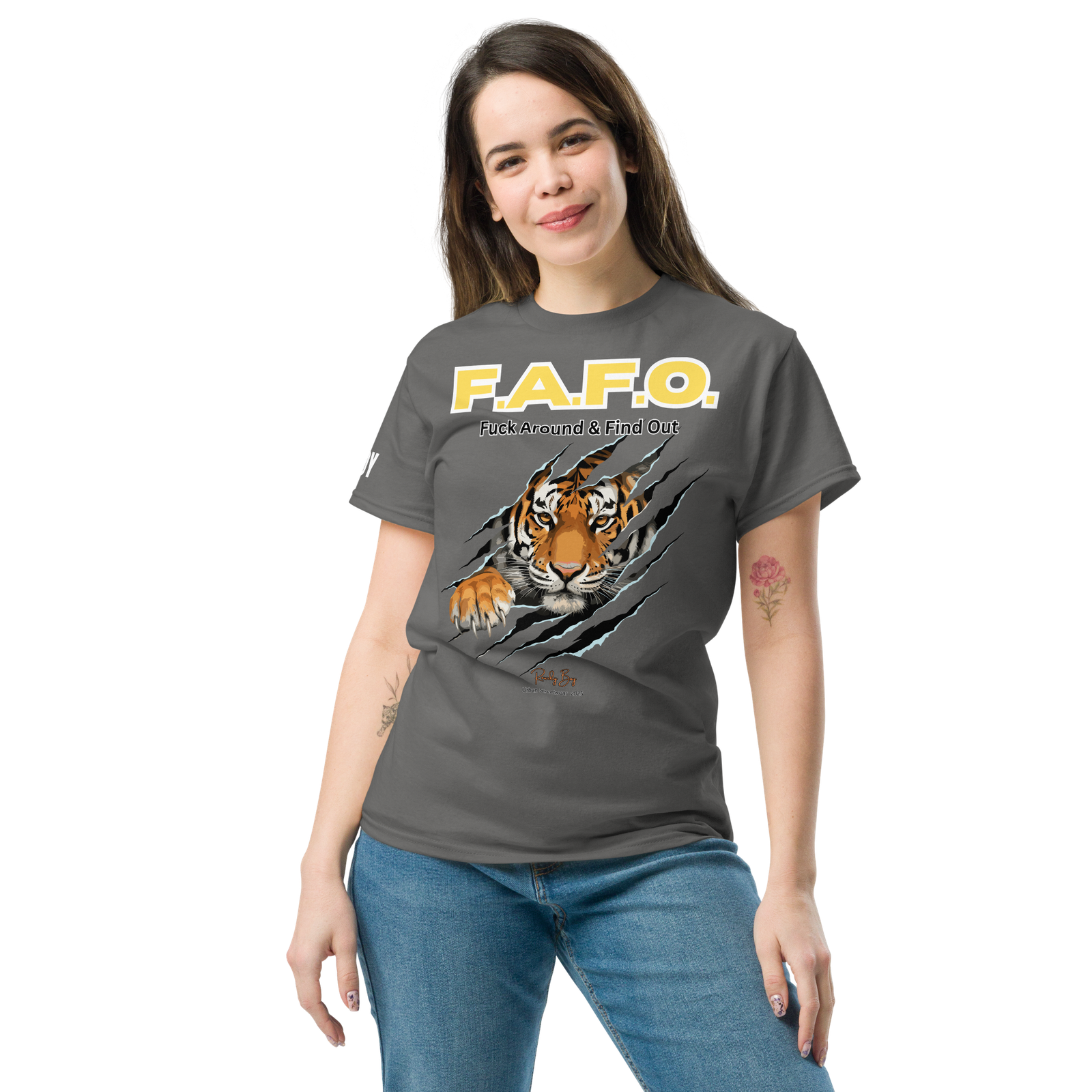 Rowdy Boy "F.A.F.O." ( Fuck Around & Find Out) Unisex Classic Tee - Image 117