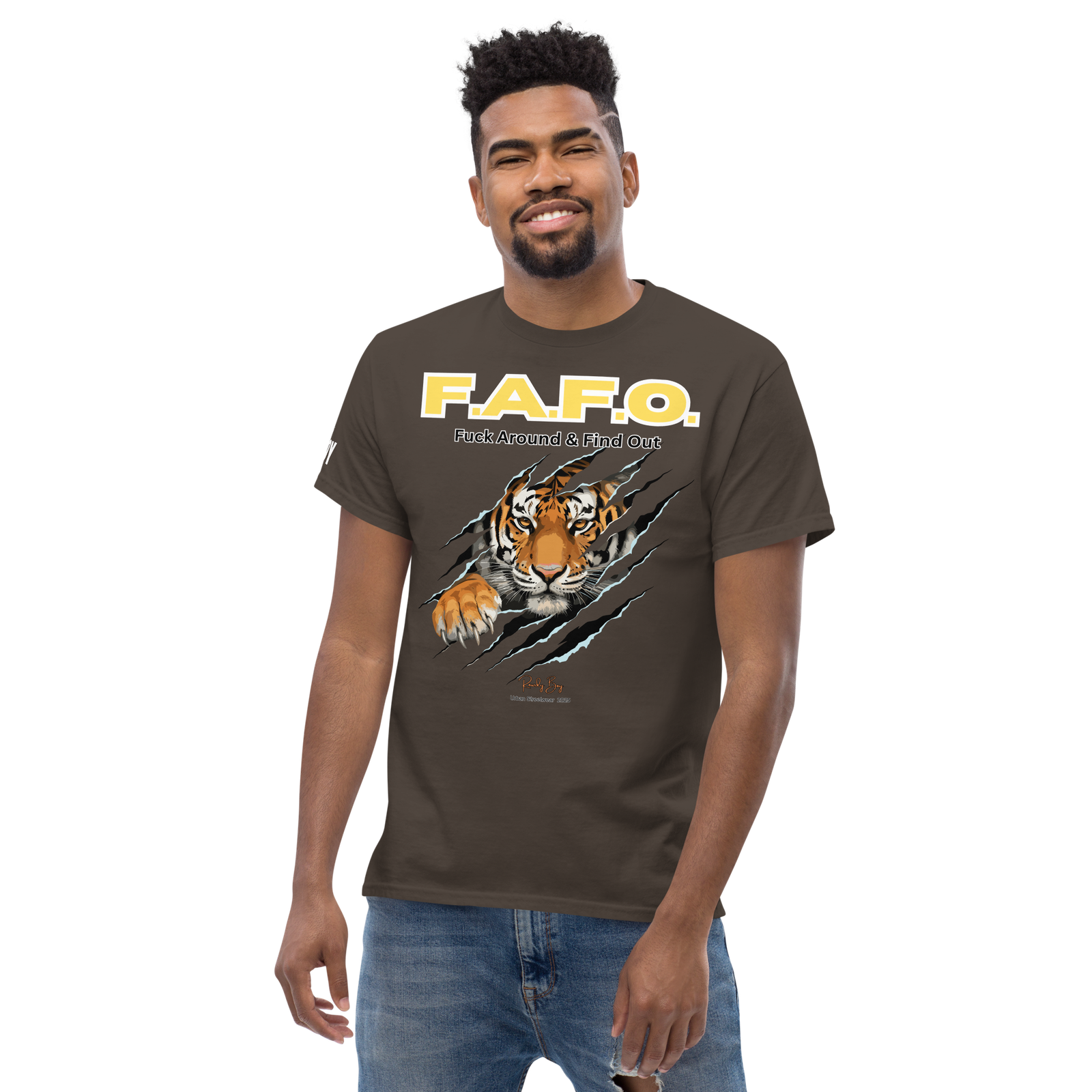 Rowdy Boy "F.A.F.O." ( Fuck Around & Find Out) Unisex Classic Tee - Image 54