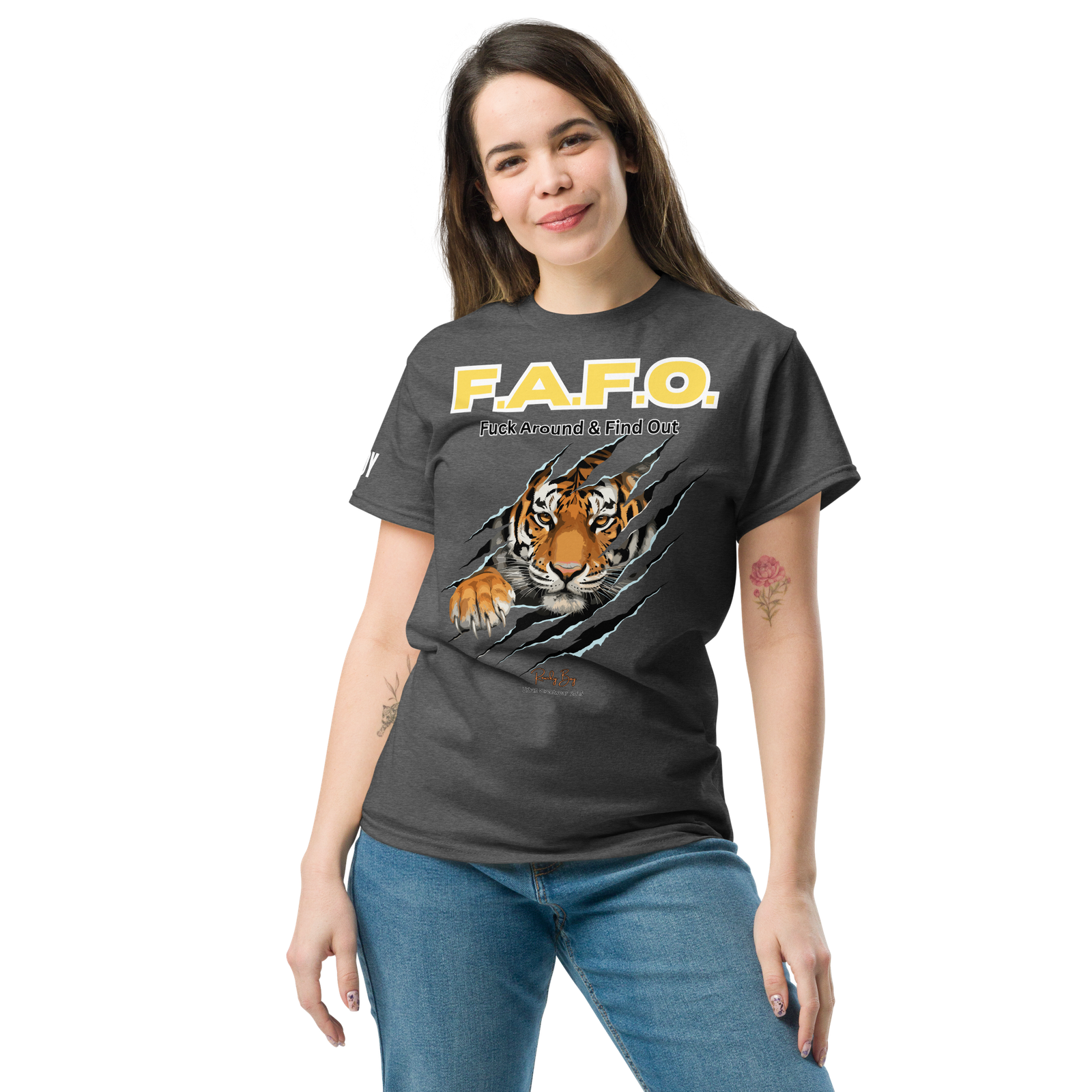 Rowdy Boy "F.A.F.O." ( Fuck Around & Find Out) Unisex Classic Tee - Image 77