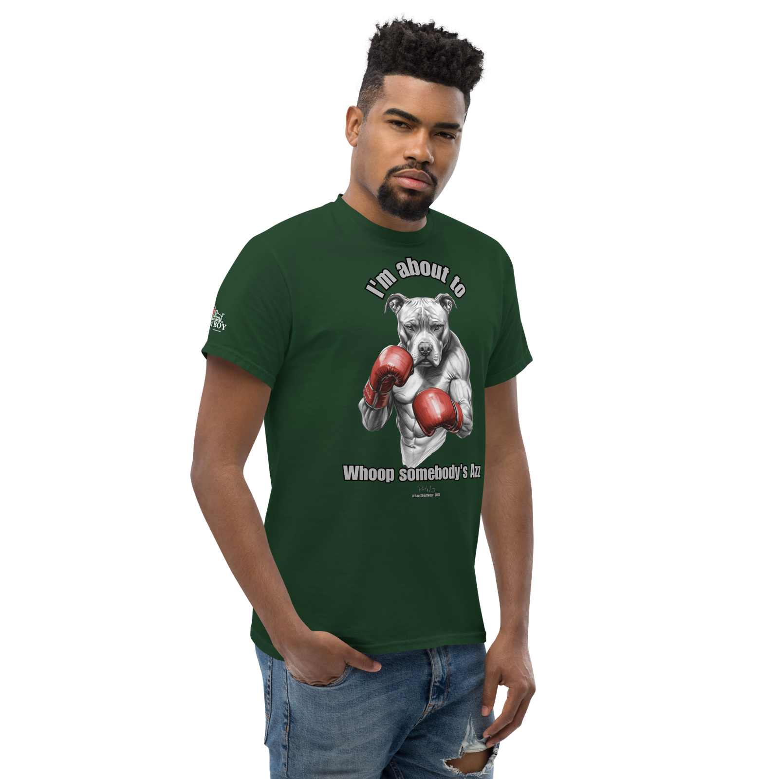 Rowdy Boy "I'm about to whoop somebody's Azz" Unisex Classic Tee - Image 25