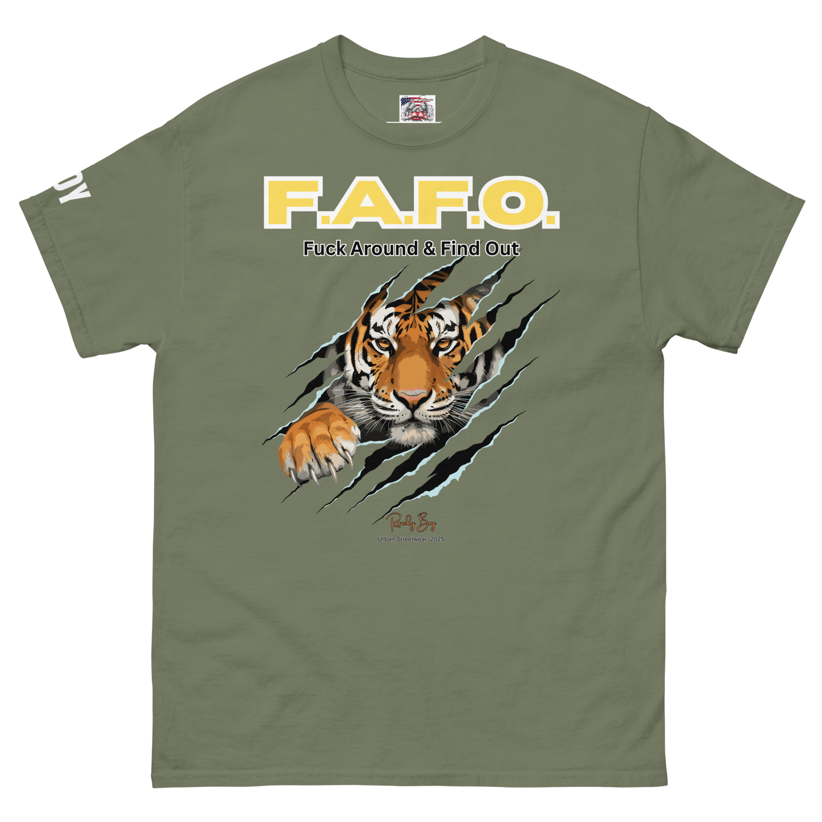 Rowdy Boy "F.A.F.O." ( Fuck Around & Find Out) Unisex Classic Tee - Image 161