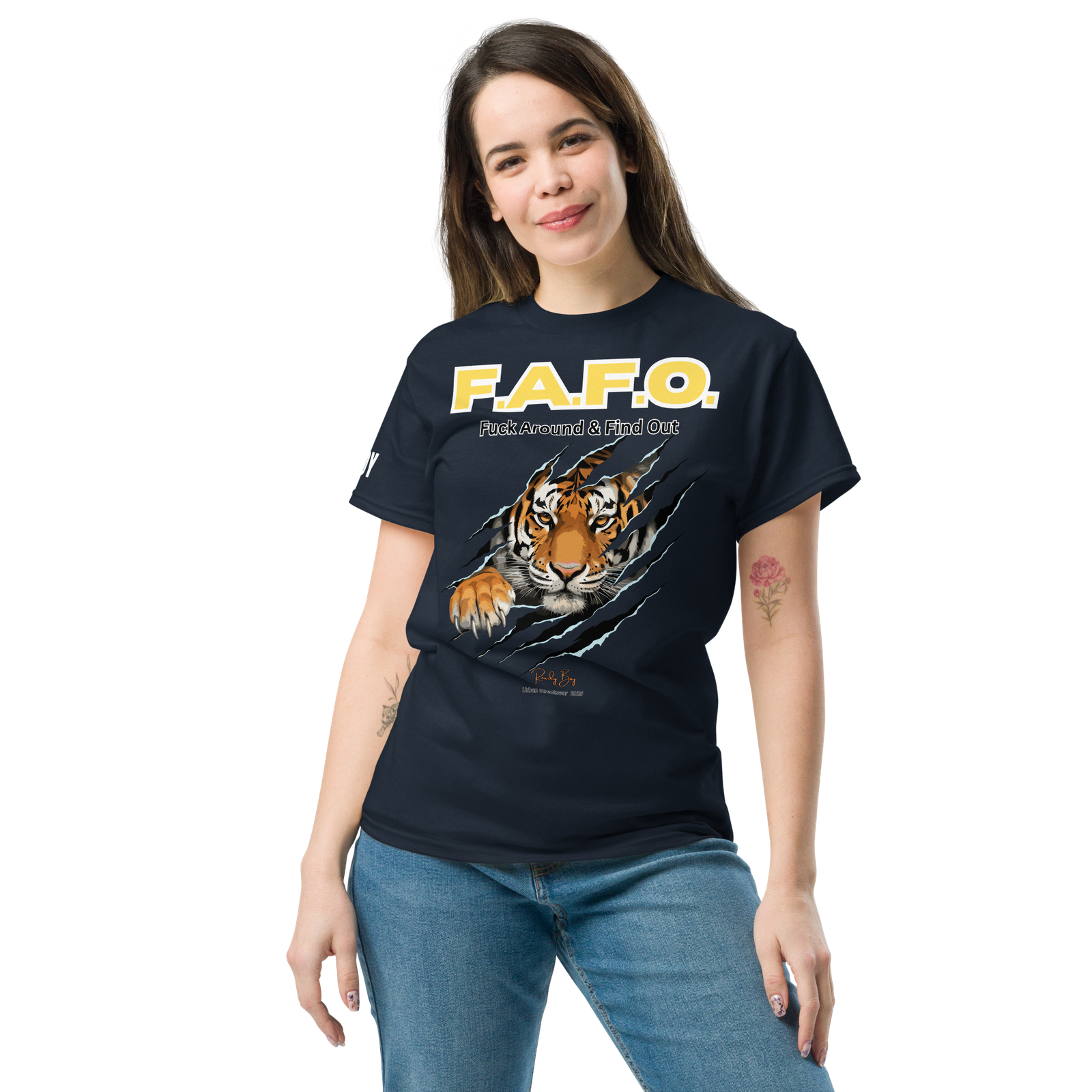 Rowdy Boy "F.A.F.O." ( Fuck Around & Find Out) Unisex Classic Tee - Image 18