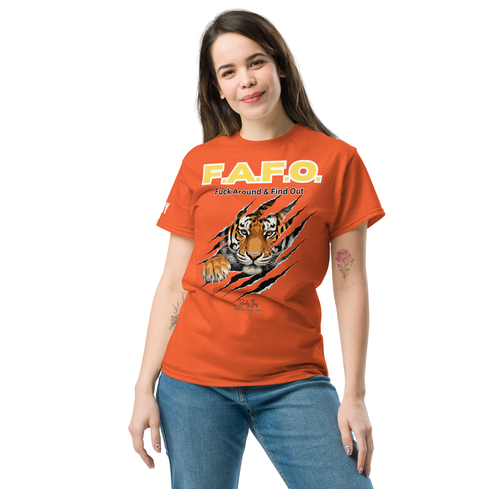 Rowdy Boy "F.A.F.O." ( Fuck Around & Find Out) Unisex Classic Tee - Image 136