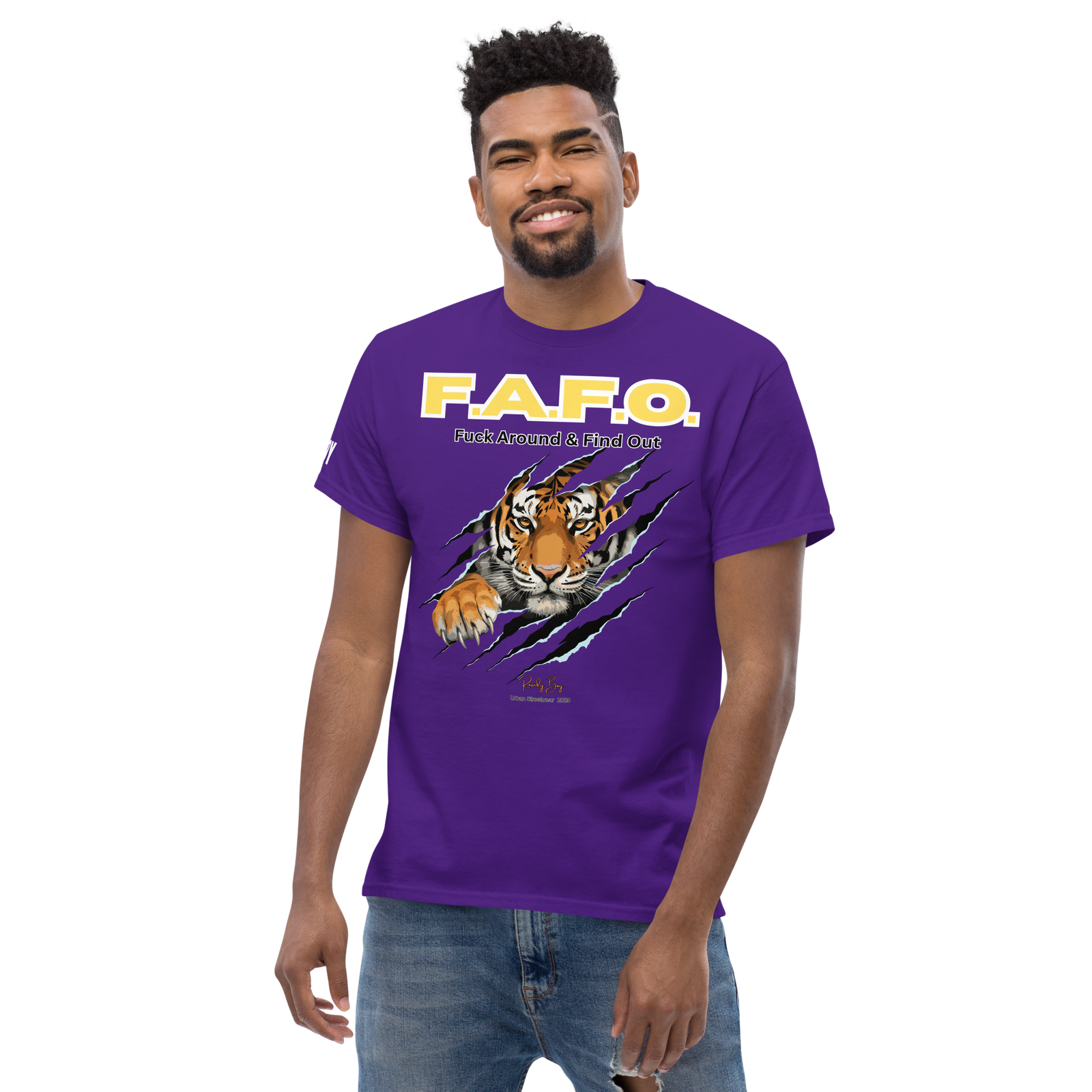 Rowdy Boy "F.A.F.O." ( Fuck Around & Find Out) Unisex Classic Tee - Image 30