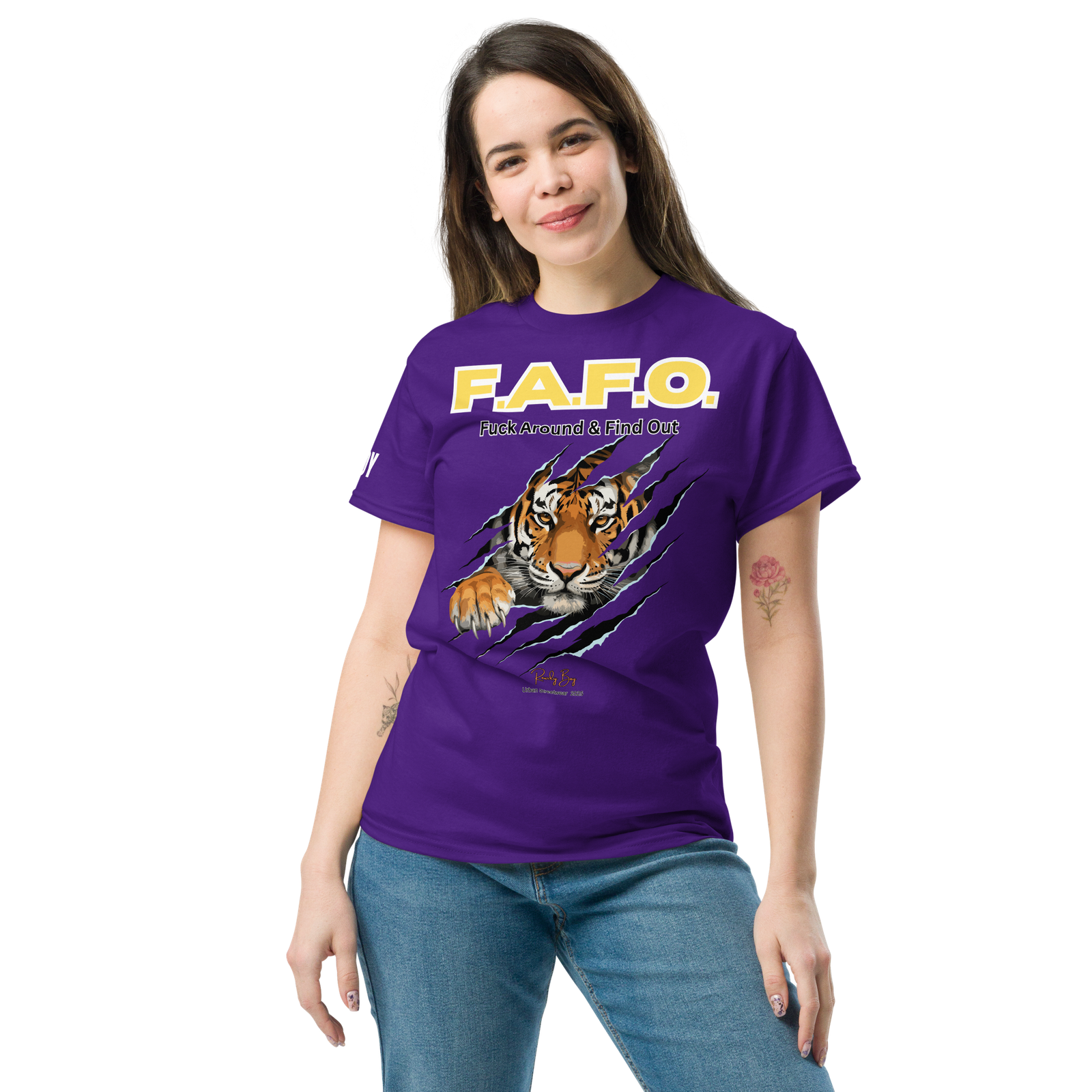 Rowdy Boy "F.A.F.O." ( Fuck Around & Find Out) Unisex Classic Tee - Image 28