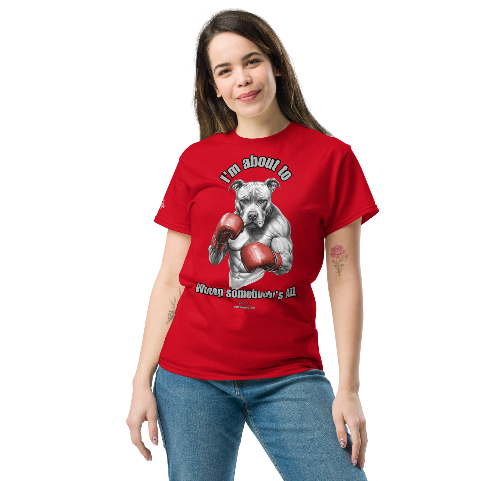 Rowdy Boy "I'm about to whoop somebody's Azz" Unisex Classic Tee - Image 9