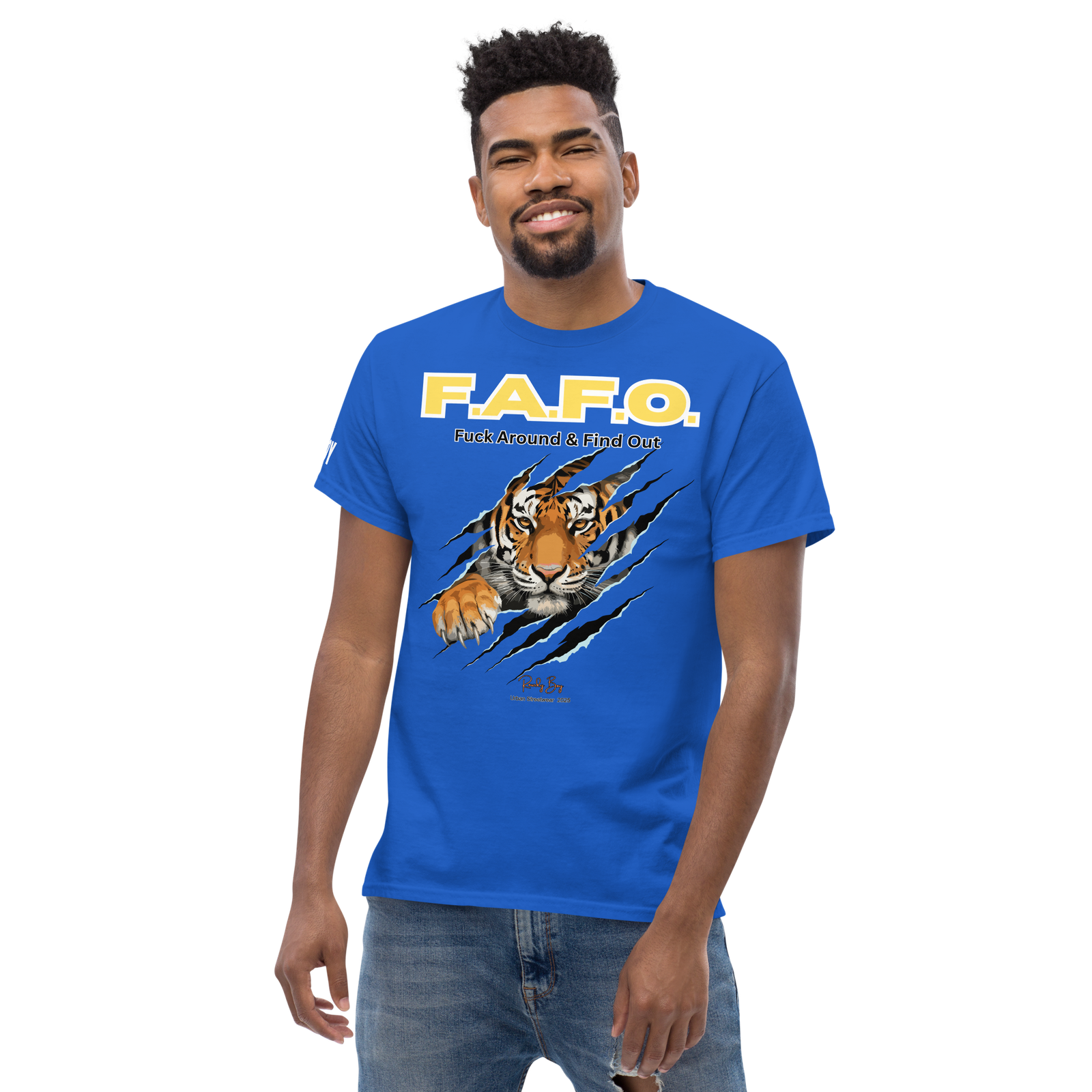 Rowdy Boy "F.A.F.O." ( Fuck Around & Find Out) Unisex Classic Tee - Image 72