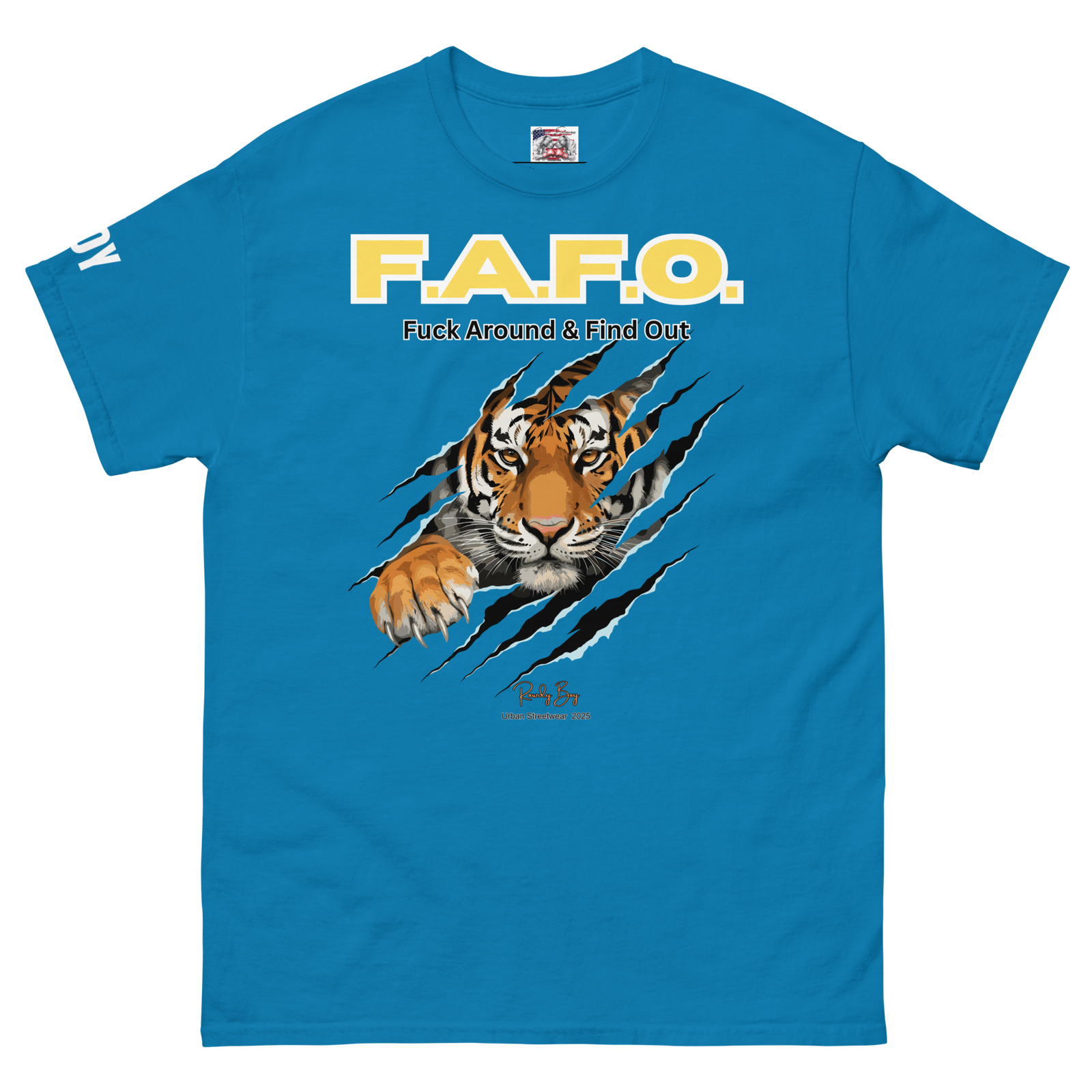 Rowdy Boy "F.A.F.O." ( Fuck Around & Find Out) Unisex Classic Tee - Image 158