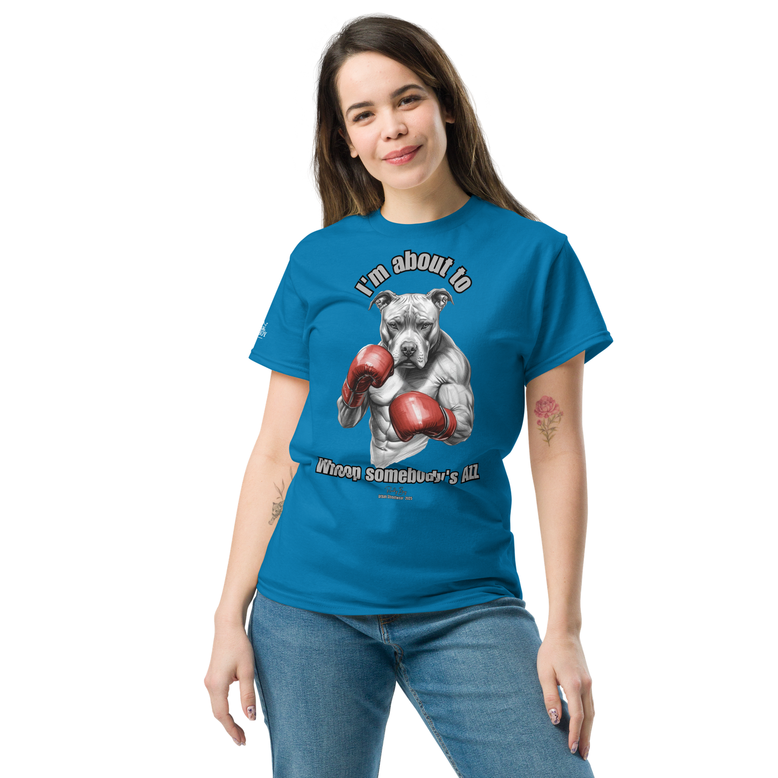 Rowdy Boy "I'm about to whoop somebody's Azz" Unisex Classic Tee - Image 85