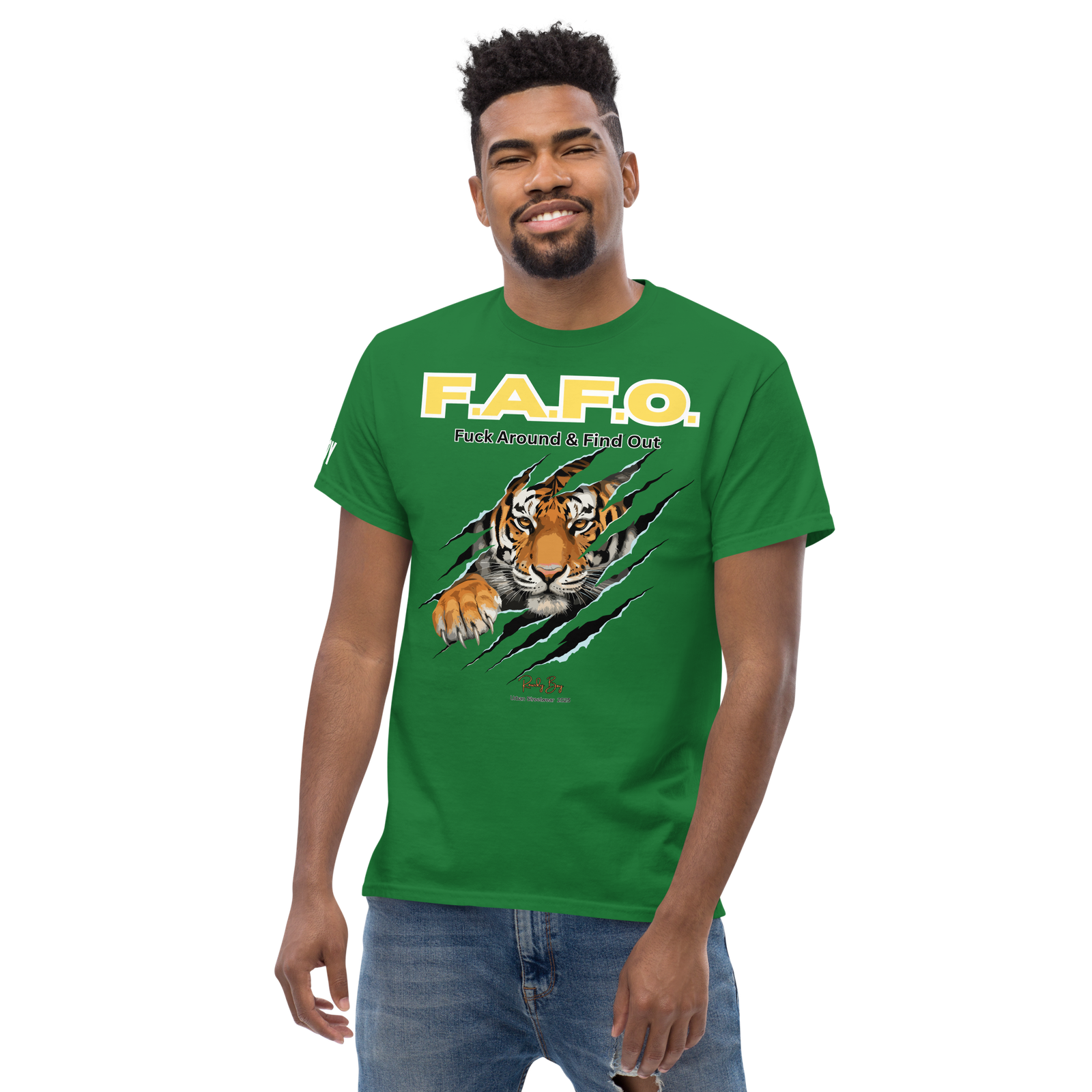 Rowdy Boy "F.A.F.O." ( Fuck Around & Find Out) Unisex Classic Tee - Image 88