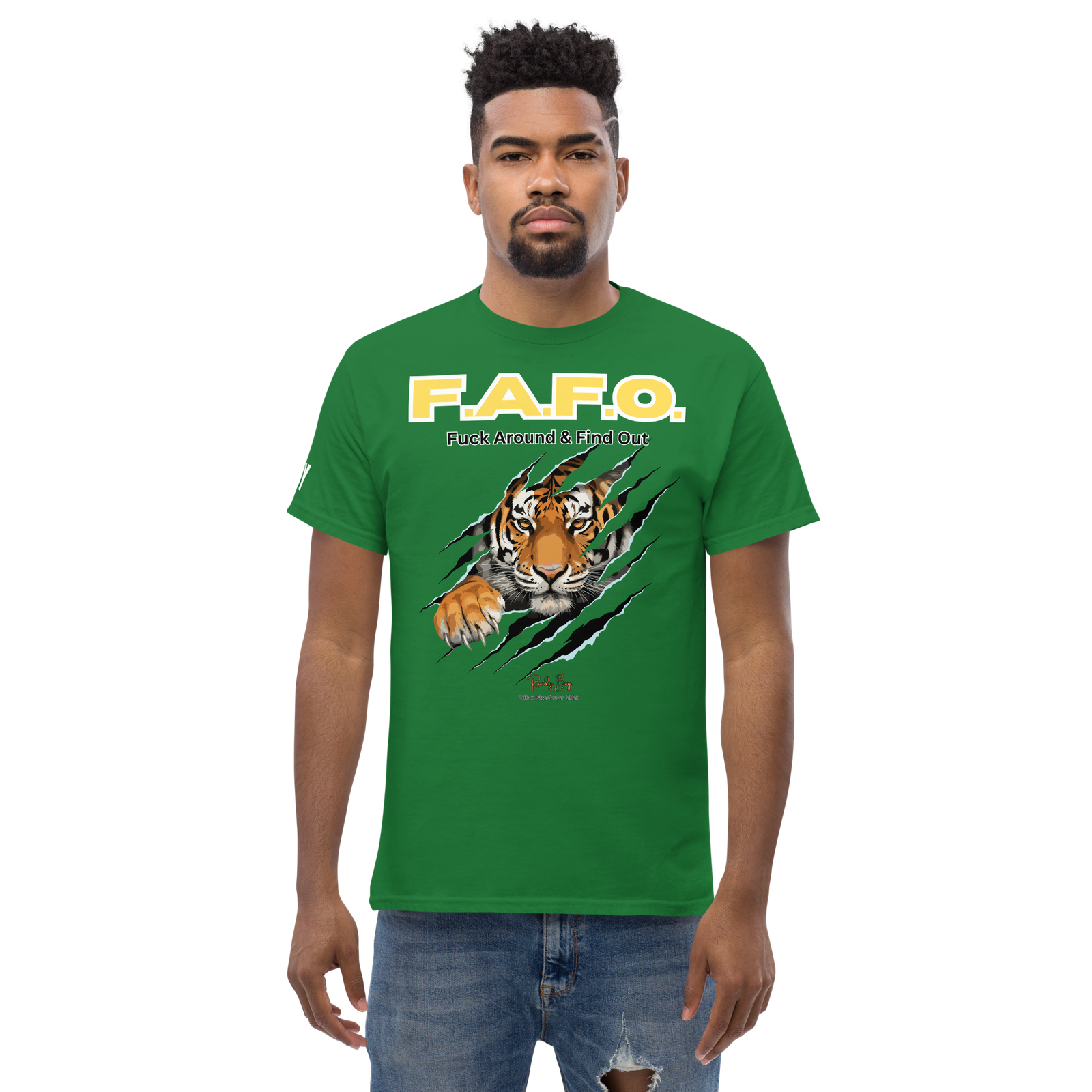 Rowdy Boy "F.A.F.O." ( Fuck Around & Find Out) Unisex Classic Tee - Image 89