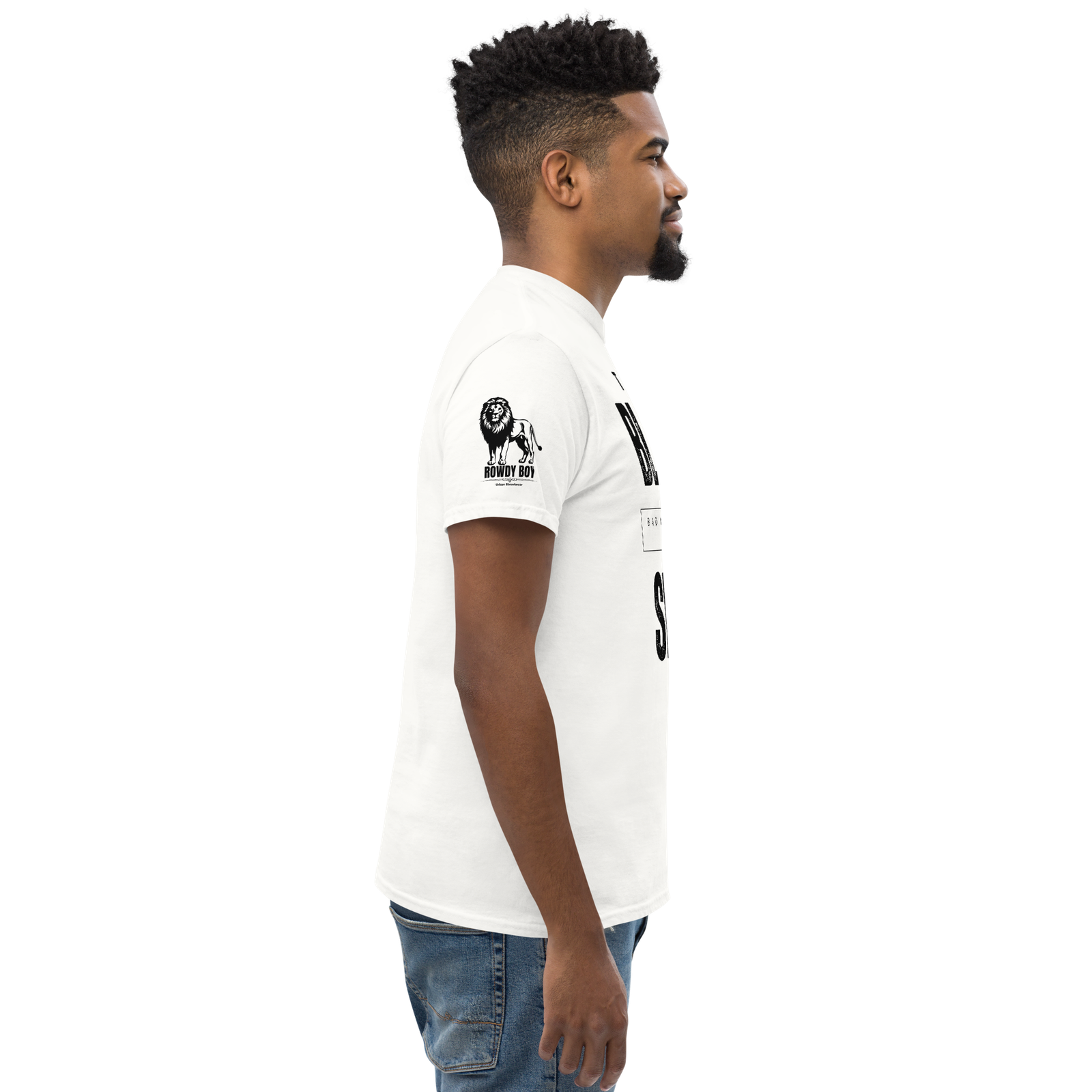 Rowdy Boy "The Black Sheep" (Bad Motherfucker) Unisex Classic Tee - Image 5