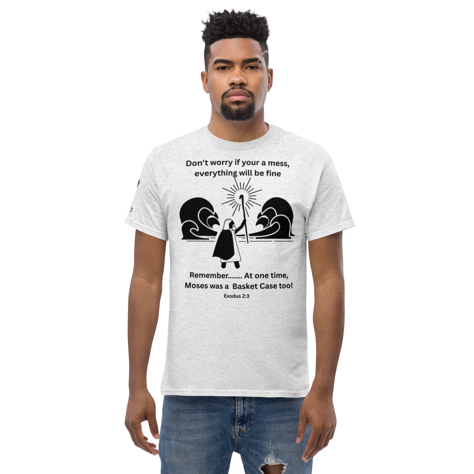 Rowdy Boy "Moses" (Basket Case) Unisex Classic Tee - Image 182