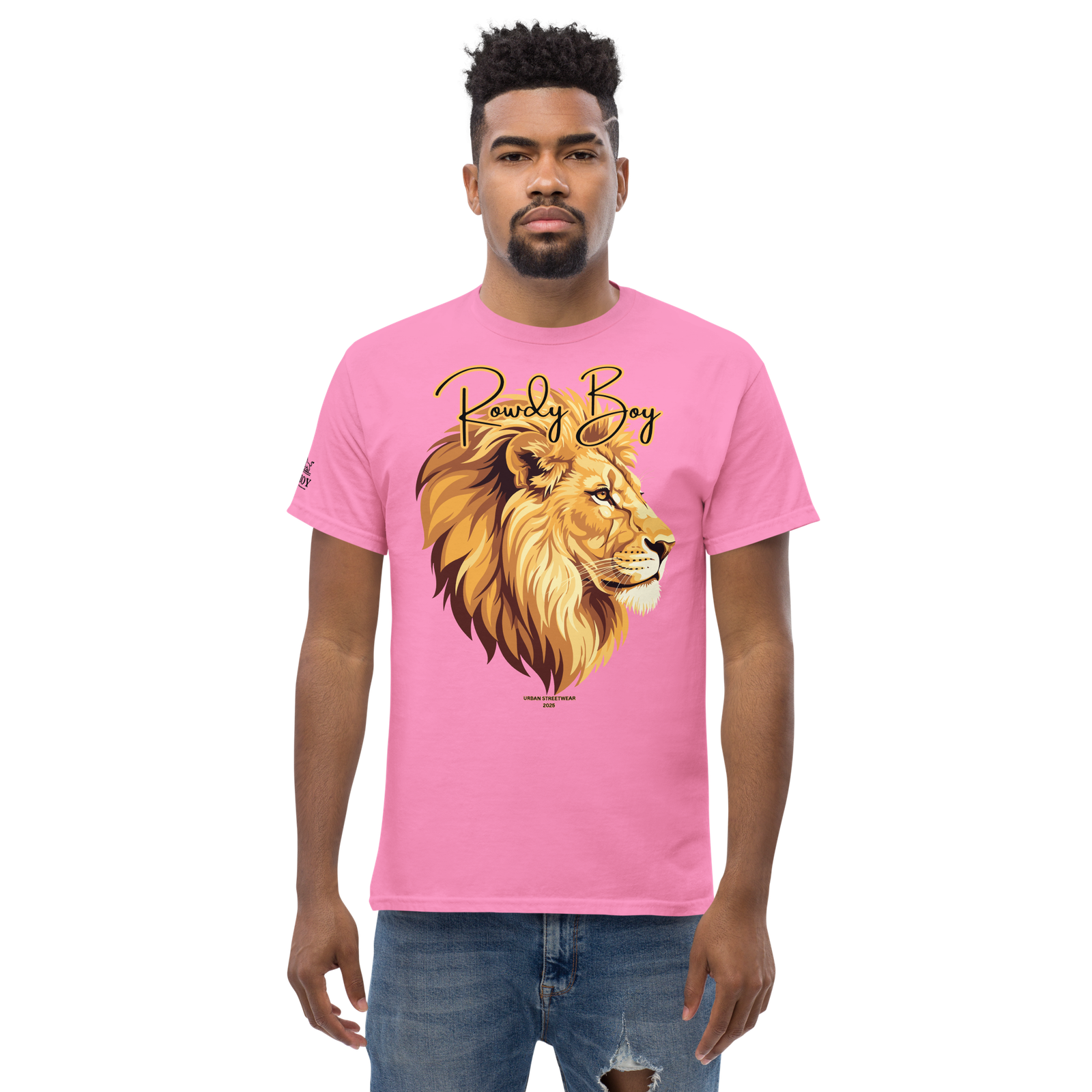 Rowdy Boy "Lion's Head" (Rowdy 4) Classic Tee - Image 183