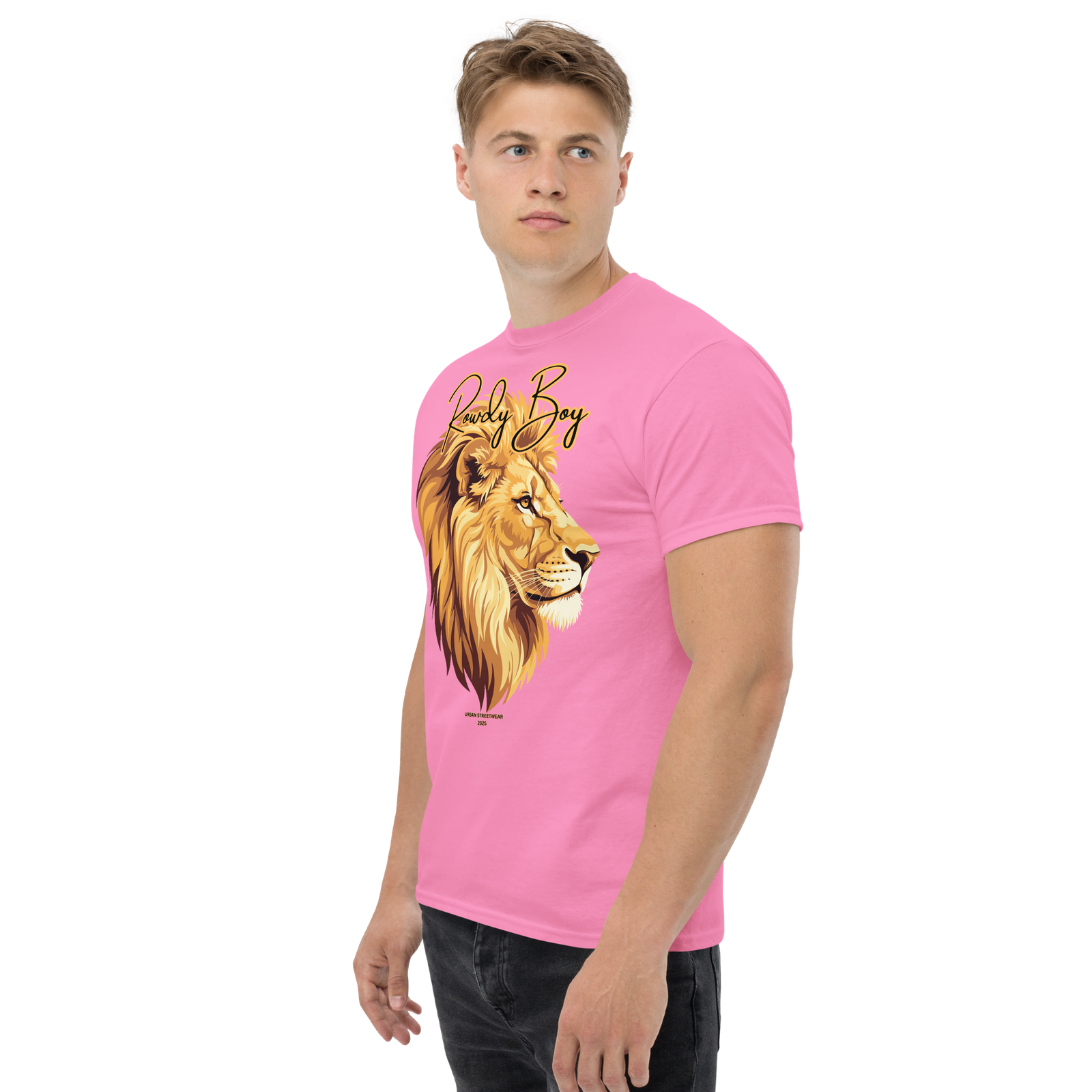 Rowdy Boy "Lion's Head" (Rowdy 4) Classic Tee - Image 175