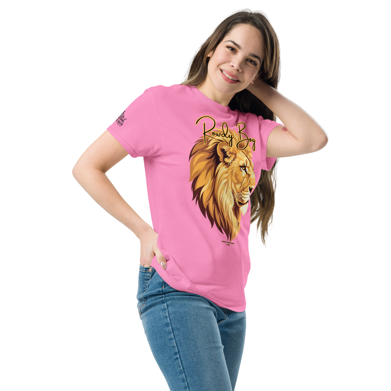 Rowdy Boy "Lion's Head" (Rowdy 4) Classic Tee - Image 180