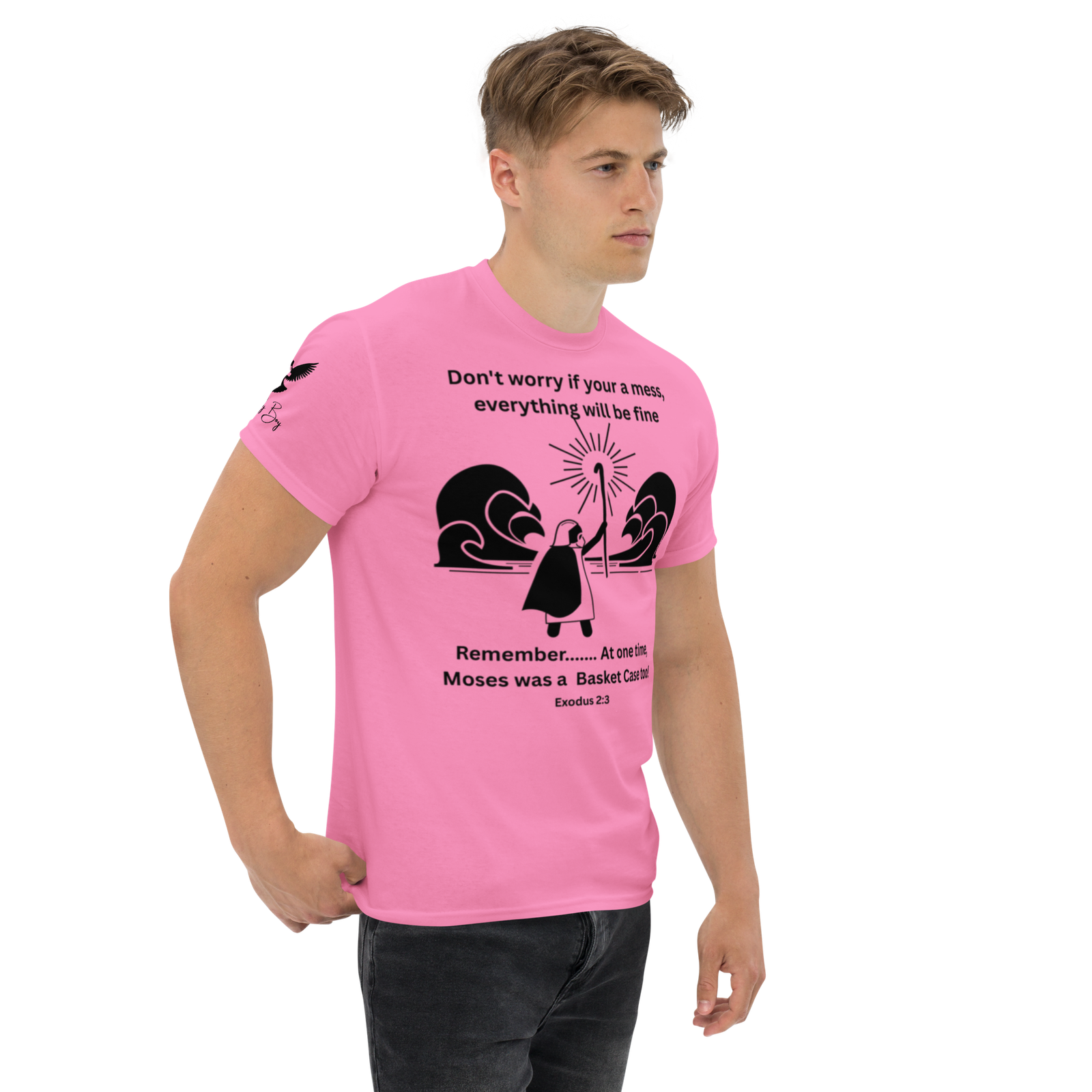 Rowdy Boy "Moses" (Basket Case) Unisex Classic Tee - Image 53