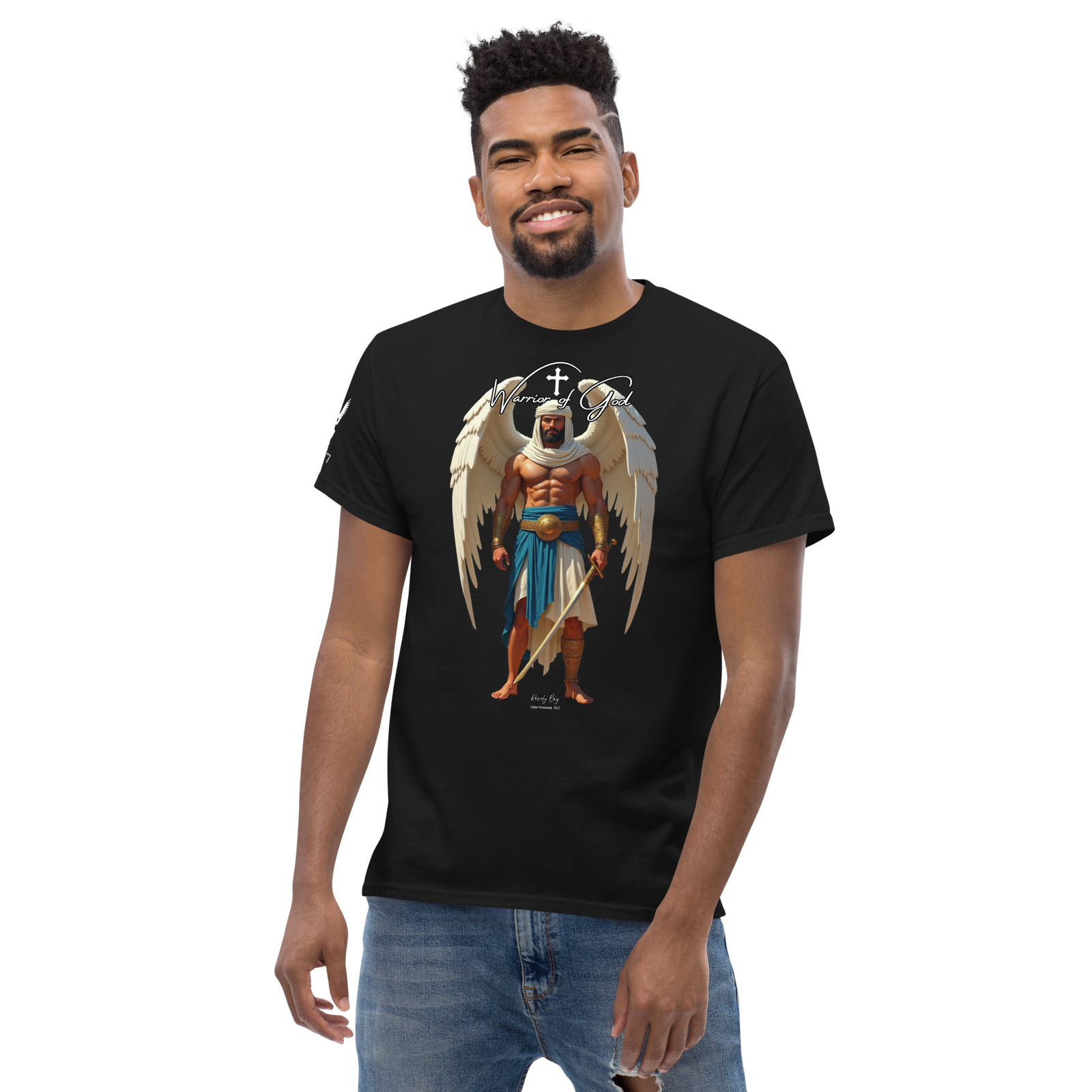 Rowdy Boy "Warrior Of God" #2 Unisex Classic Tee - Image 13