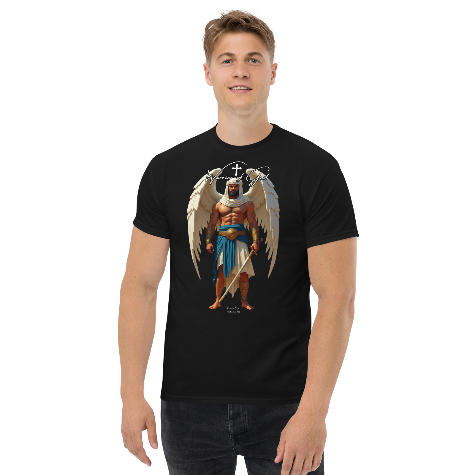Rowdy Boy "Warrior Of God" #2 Unisex Classic Tee - Image 11