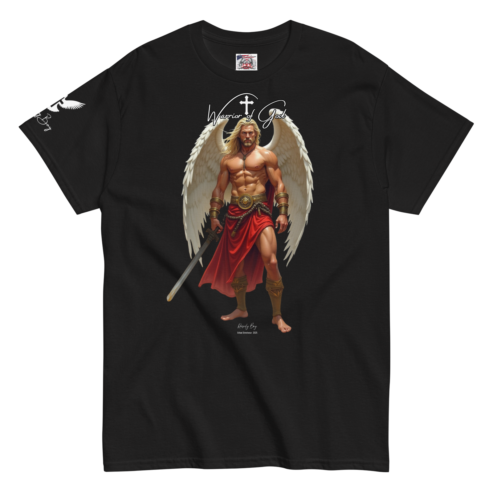 Rowdy Boy "Warrior Of God" #4 Unisex Classic Tee - Image 11