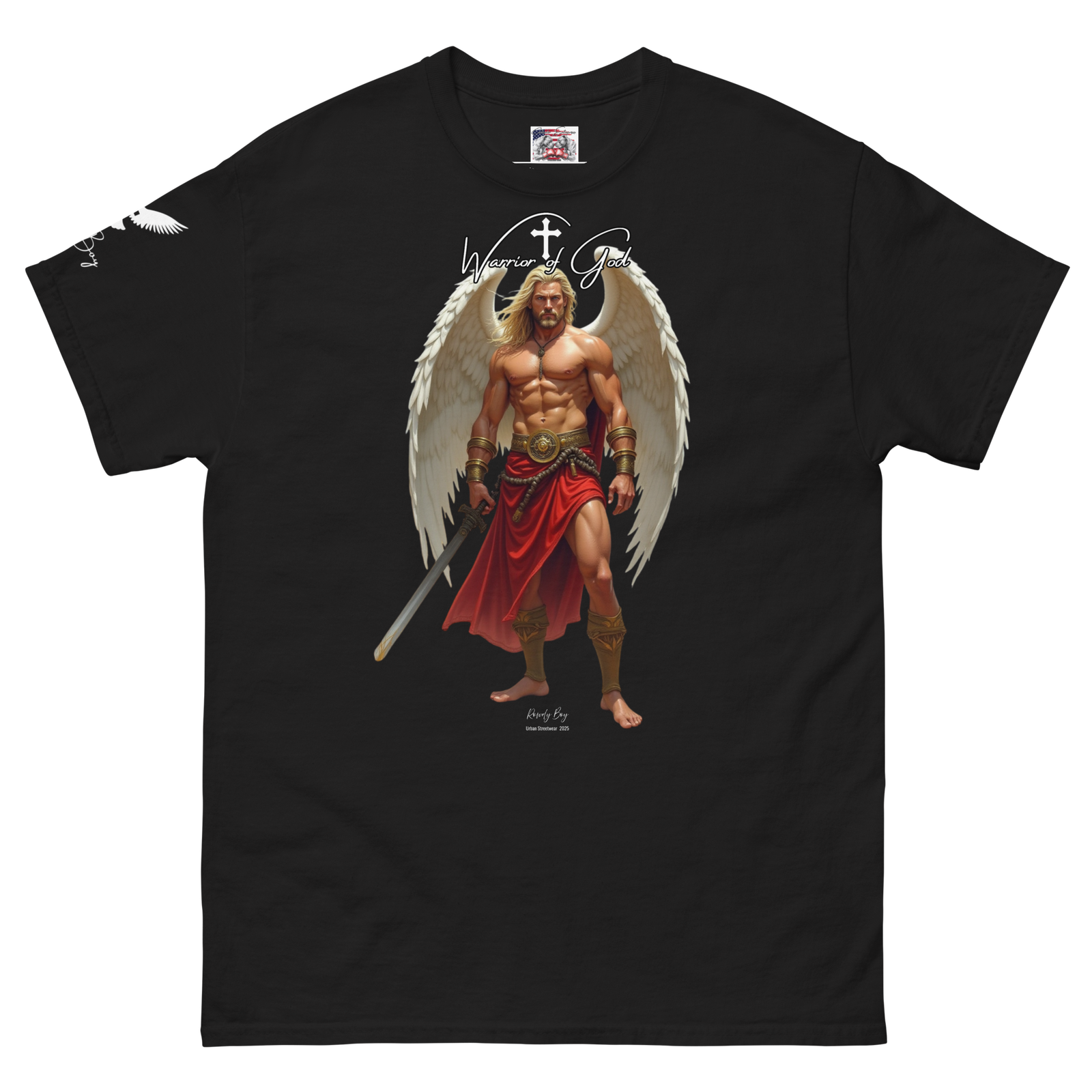 Rowdy Boy "Warrior Of God" #4 Unisex Classic Tee - Image 208