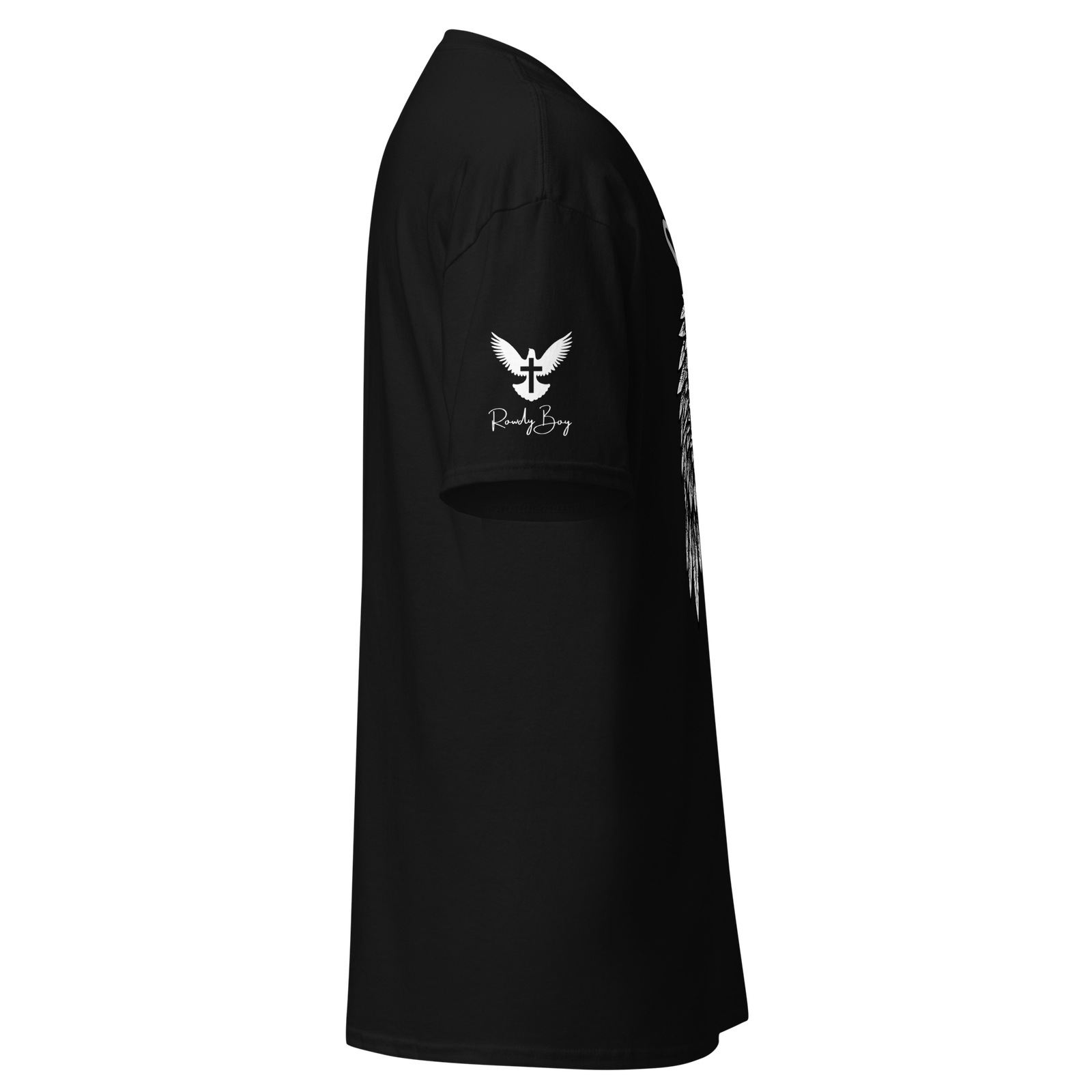 Rowdy Boy " Old Fuckers Society" (One foot in the grave) Unisex Classic Tee - Image 8