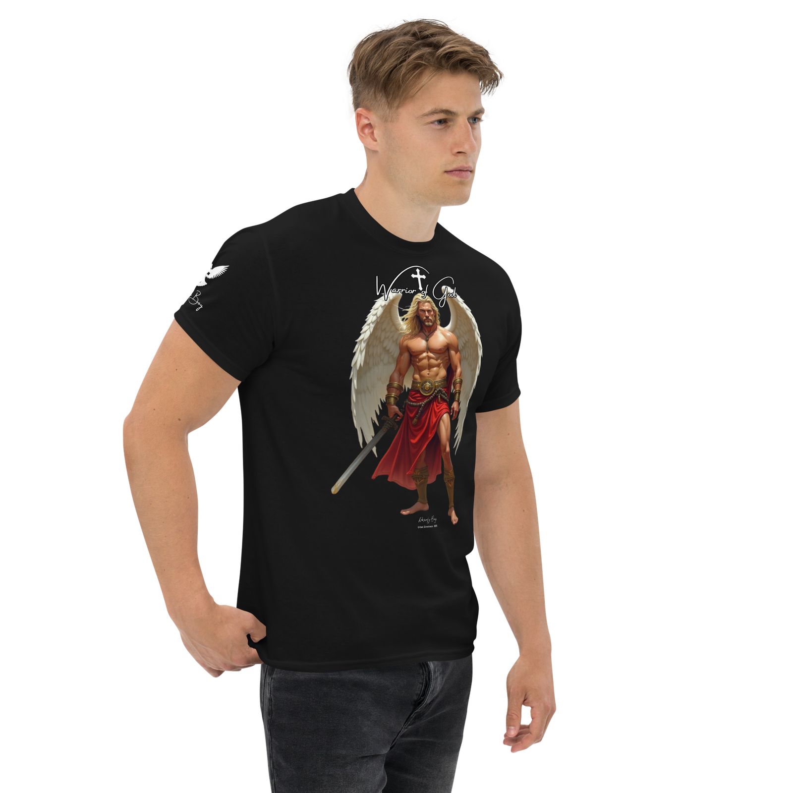 Rowdy Boy "Warrior Of God" #4 Unisex Classic Tee - Image 2