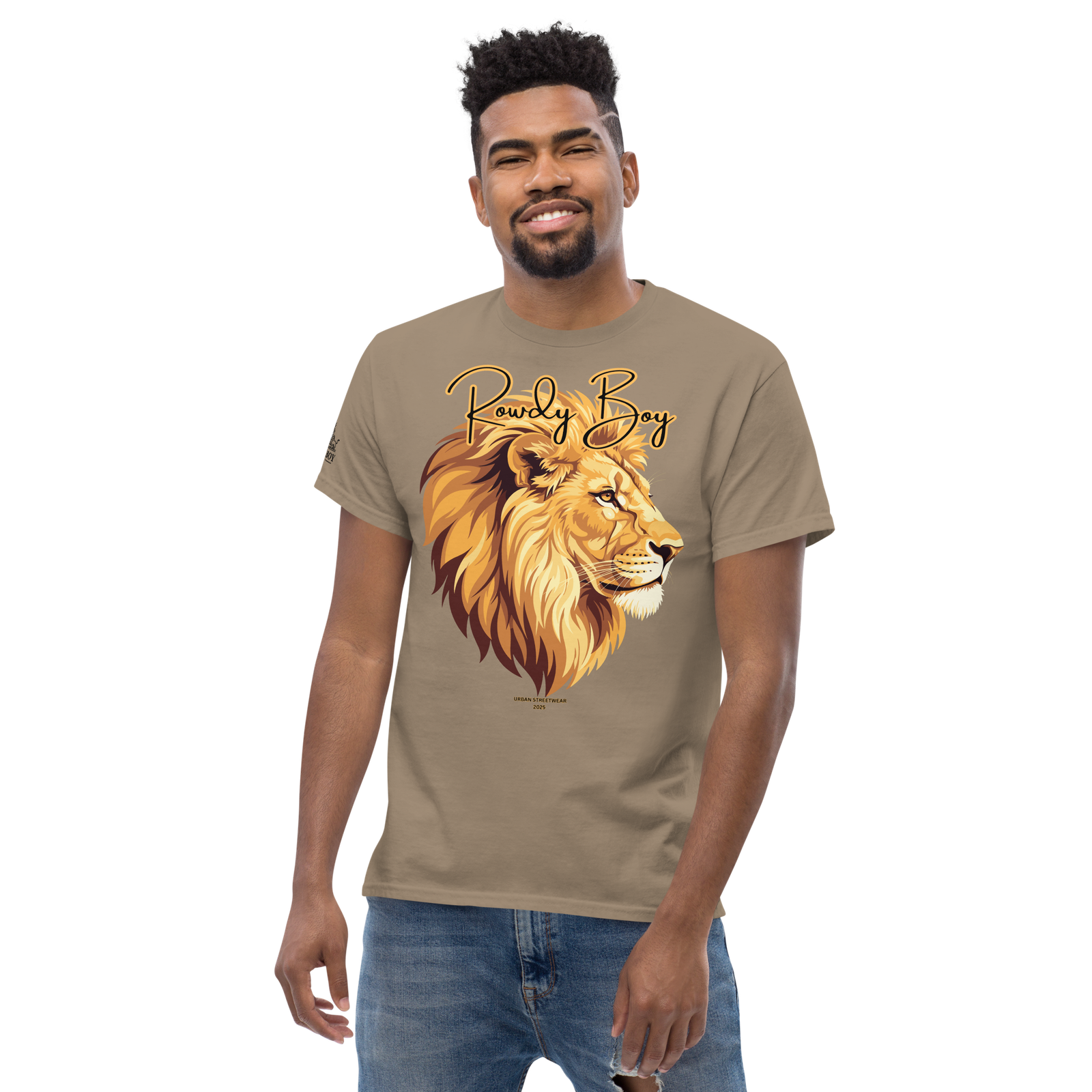 Rowdy Boy "Lion's Head" (Rowdy 4) Classic Tee - Image 159