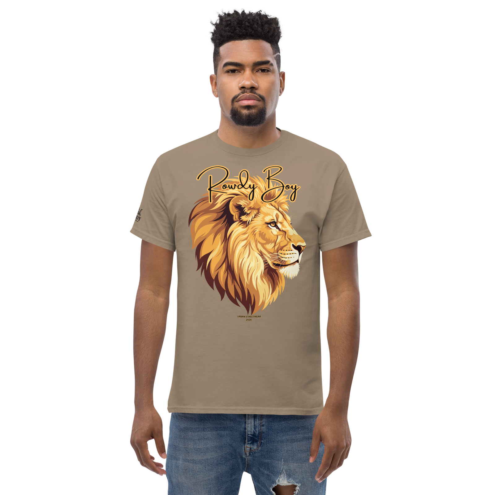 Rowdy Boy "Lion's Head" (Rowdy 4) Classic Tee - Image 158