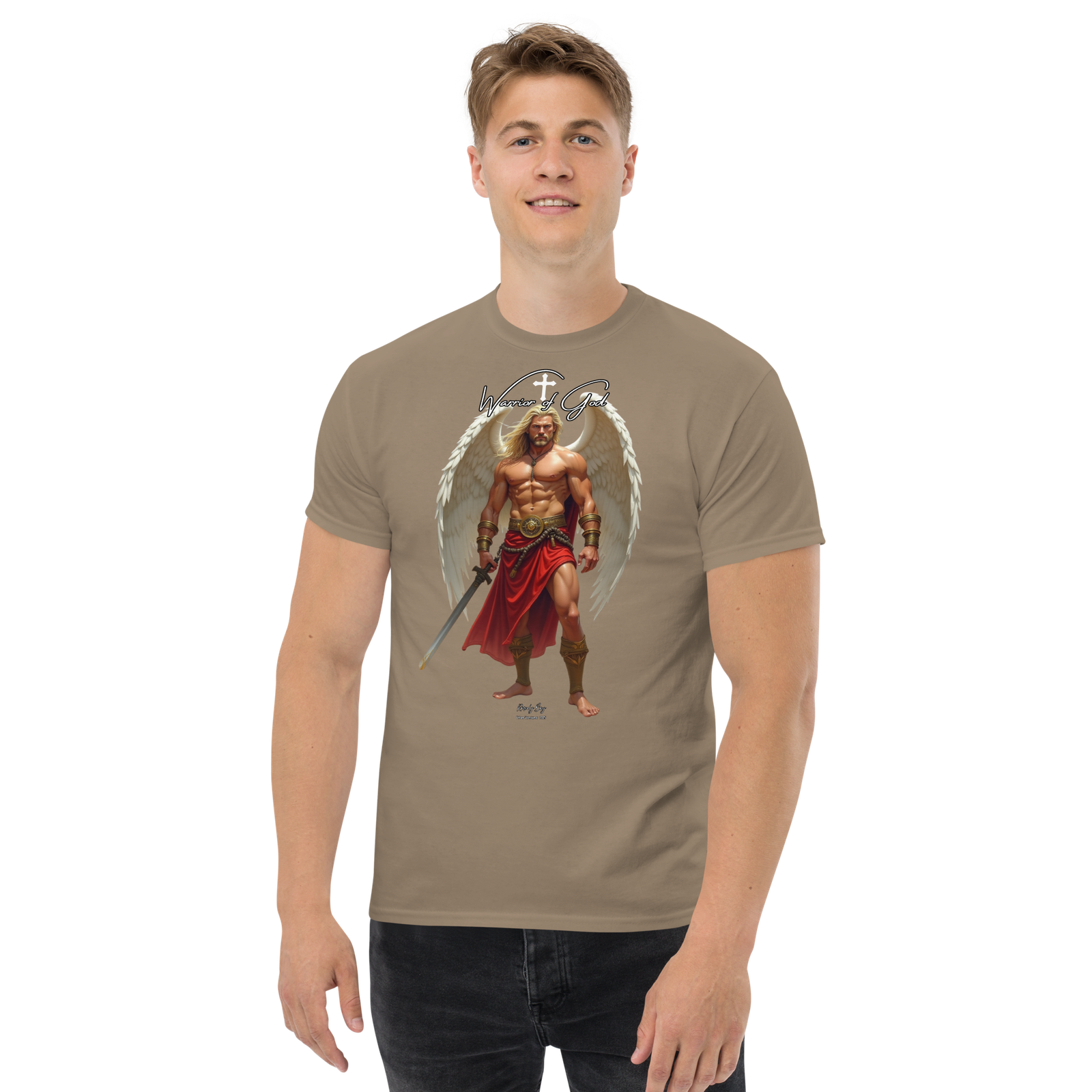 Rowdy Boy "Warrior Of God" #4 Unisex Classic Tee - Image 205