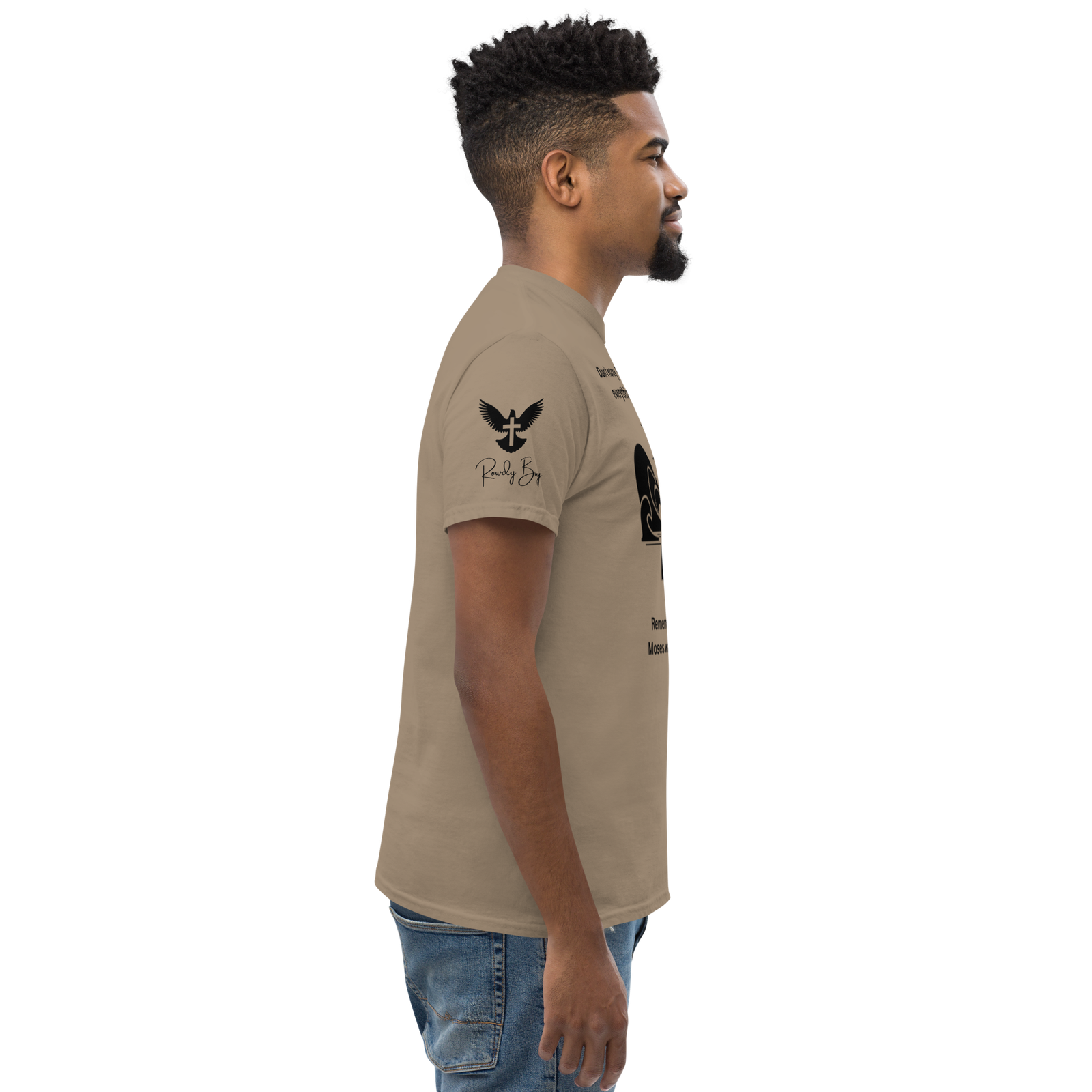 Rowdy Boy "Moses" (Basket Case) Unisex Classic Tee - Image 44