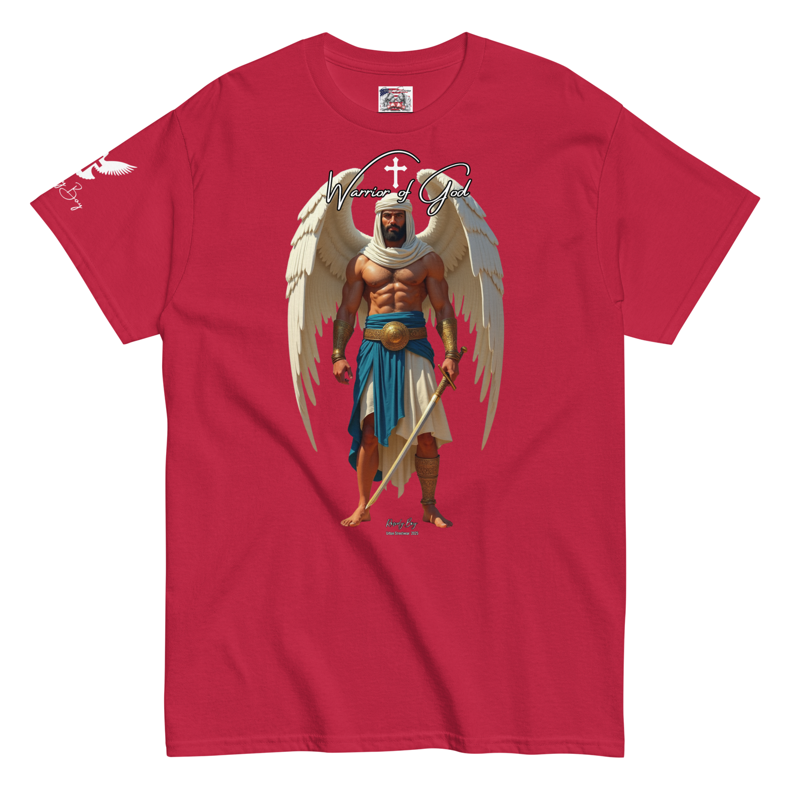 Rowdy Boy "Warrior Of God" #2 Unisex Classic Tee - Image 88