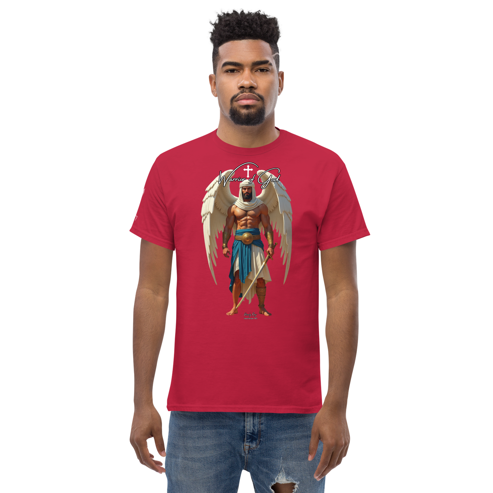 Rowdy Boy "Warrior Of God" #2 Unisex Classic Tee - Image 90
