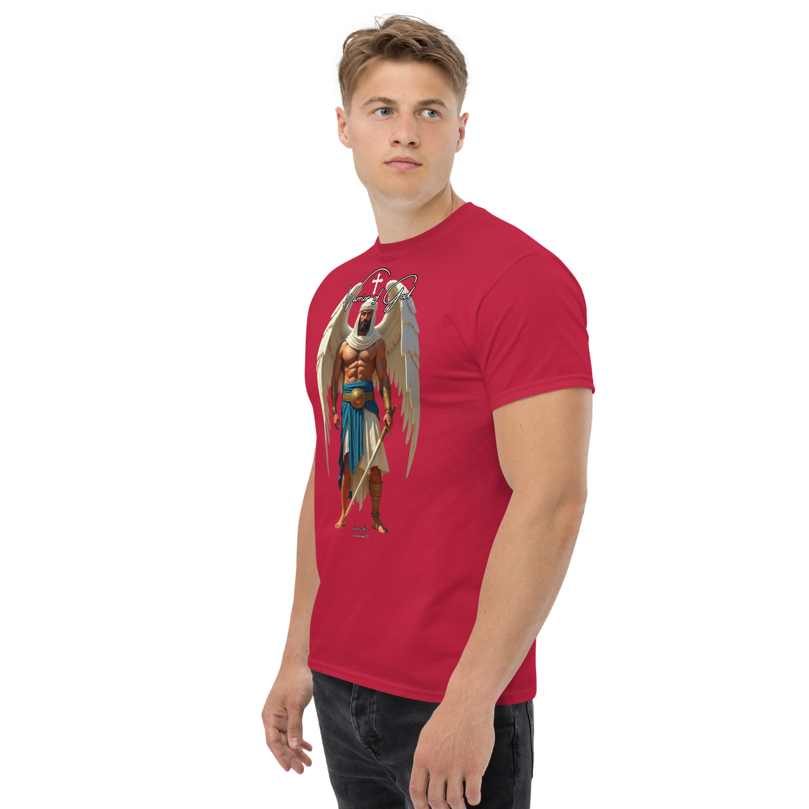 Rowdy Boy "Warrior Of God" #2 Unisex Classic Tee - Image 81