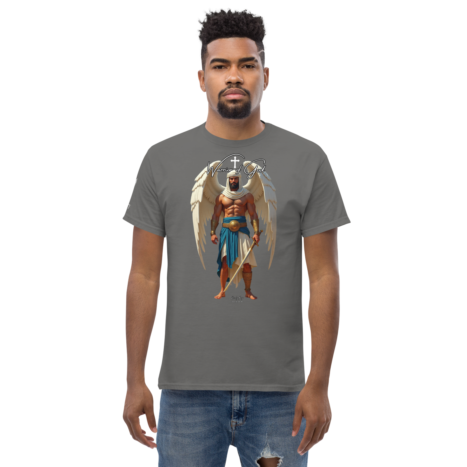 Rowdy Boy "Warrior Of God" #2 Unisex Classic Tee - Image 155