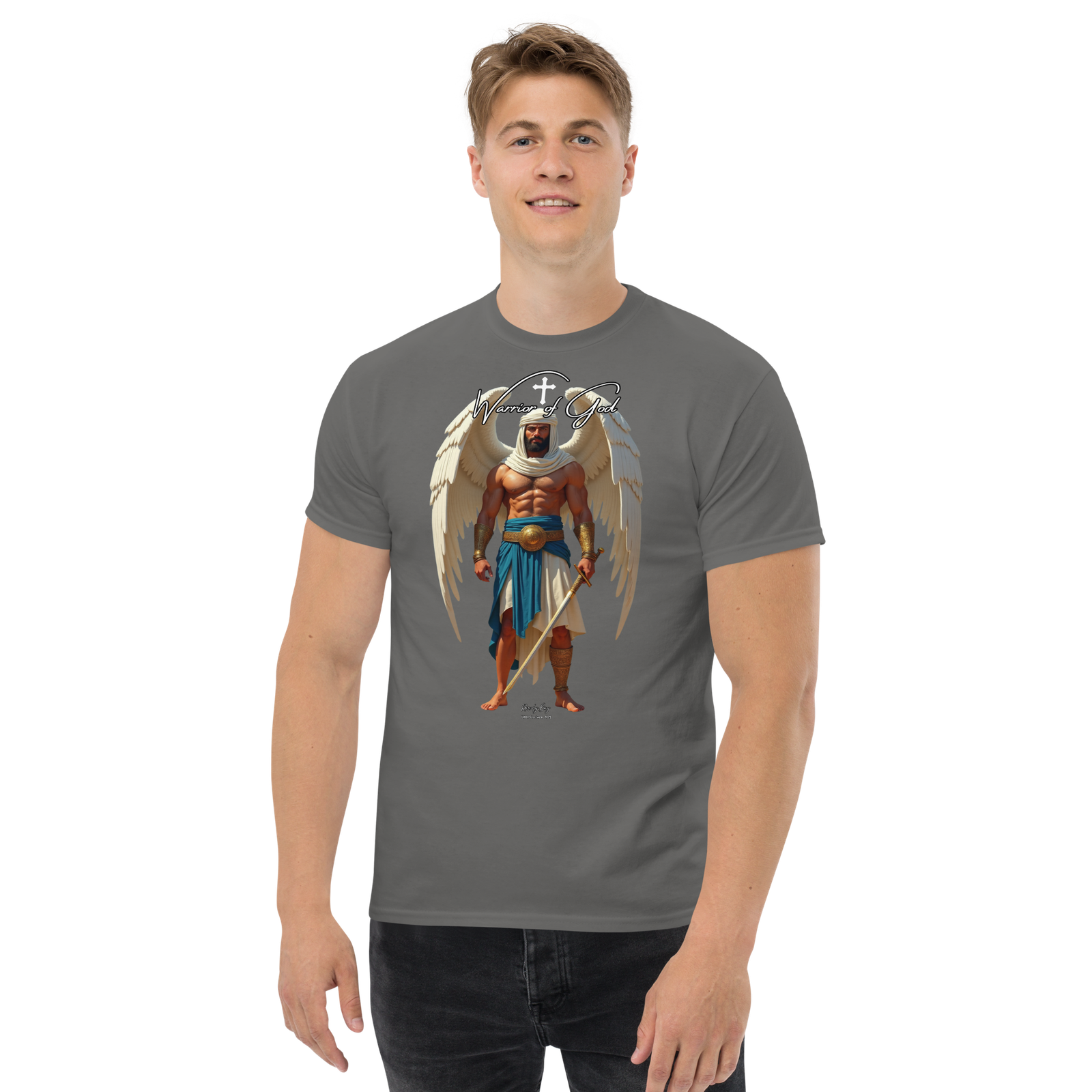 Rowdy Boy "Warrior Of God" #2 Unisex Classic Tee - Image 156