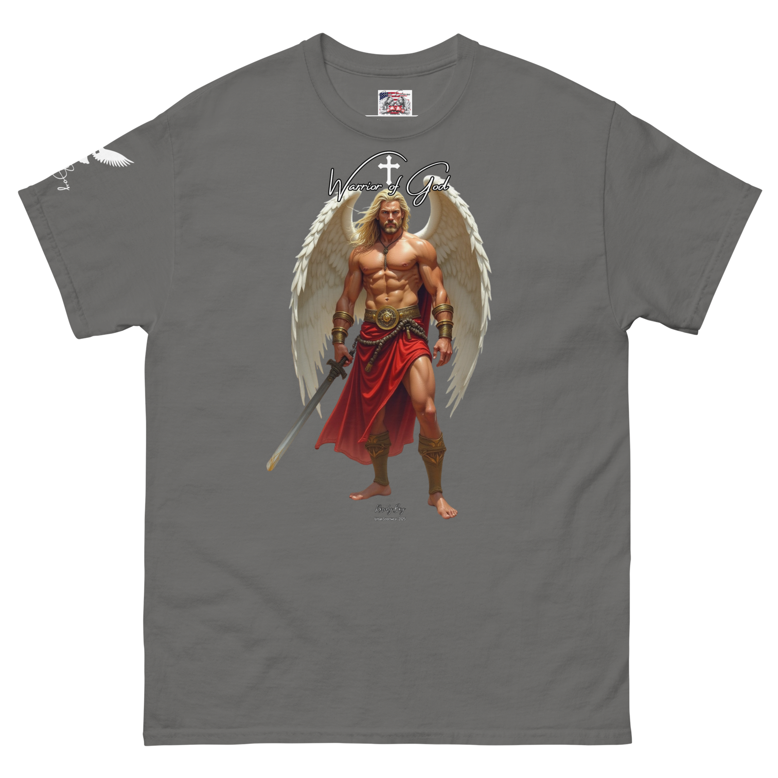 Rowdy Boy "Warrior Of God" #4 Unisex Classic Tee - Image 218