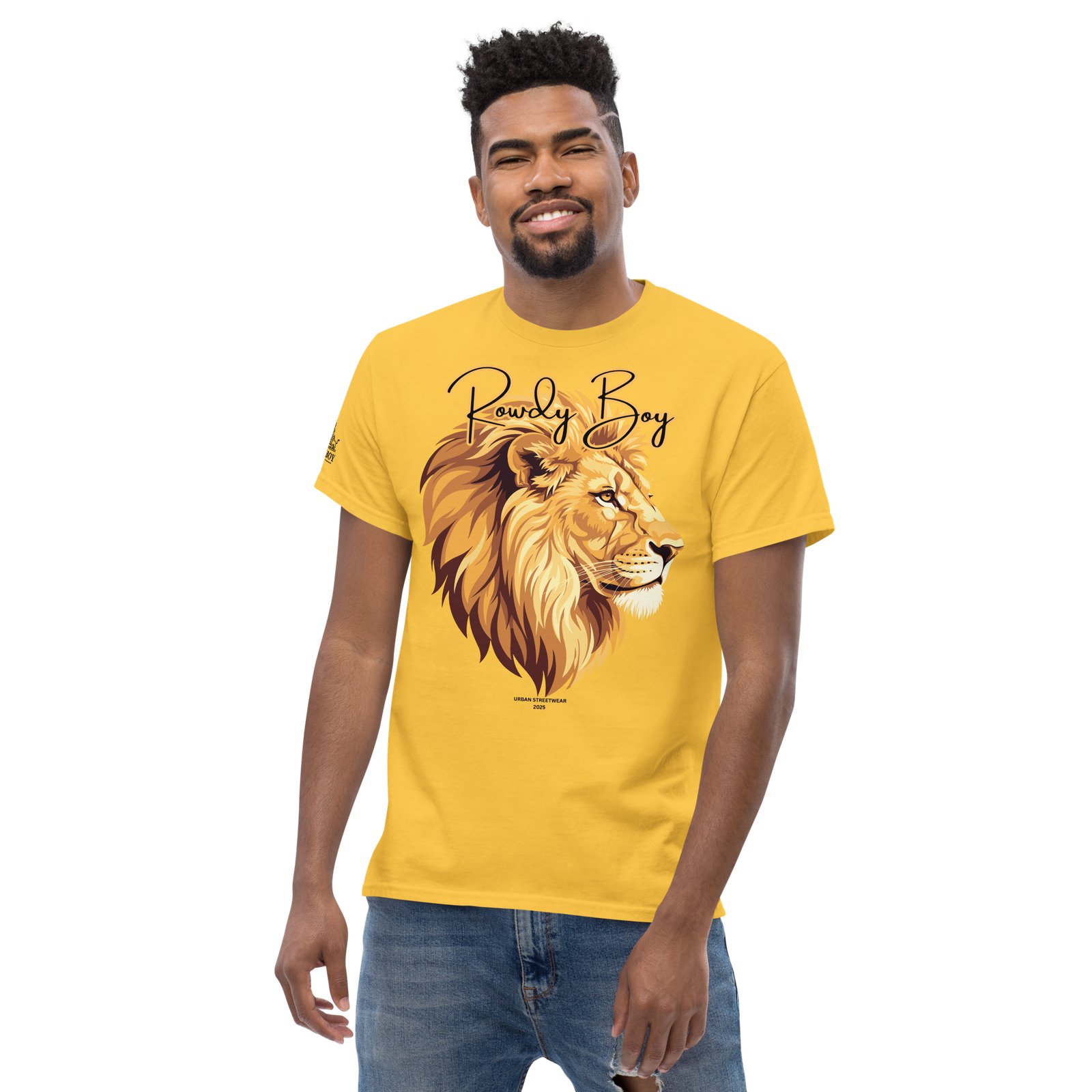 Rowdy Boy "Lion's Head" (Rowdy 4) Classic Tee - Image 211