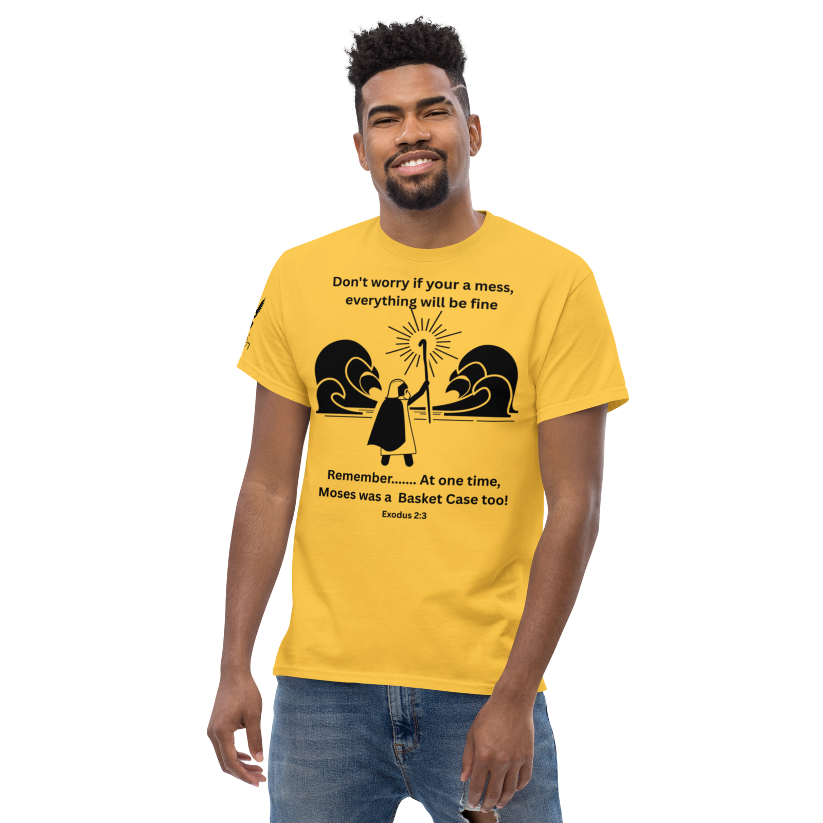 Rowdy Boy "Moses" (Basket Case) Unisex Classic Tee - Image 114