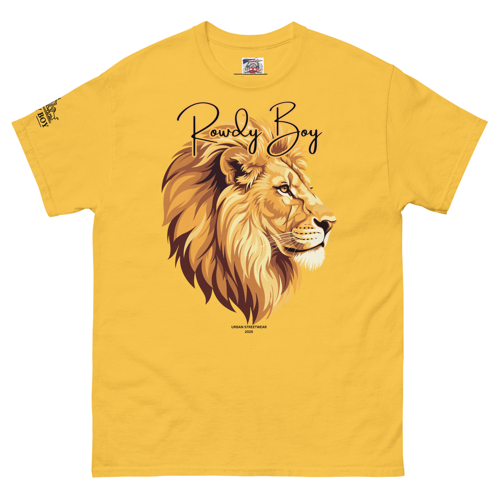Rowdy Boy "Lion's Head" (Rowdy 4) Classic Tee - Image 226