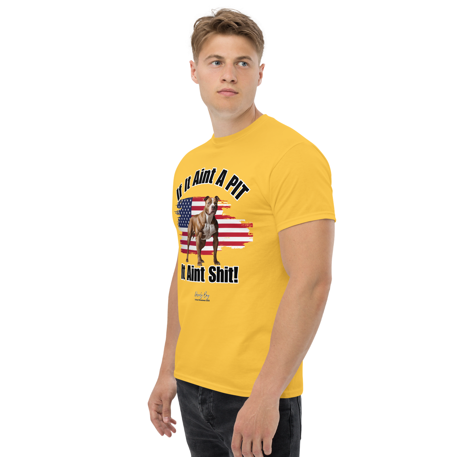 Rowdy Boy If It Aint A PIT, It Aint Shit!!!!" (2/B) Unisex Classic Tee - Image 132