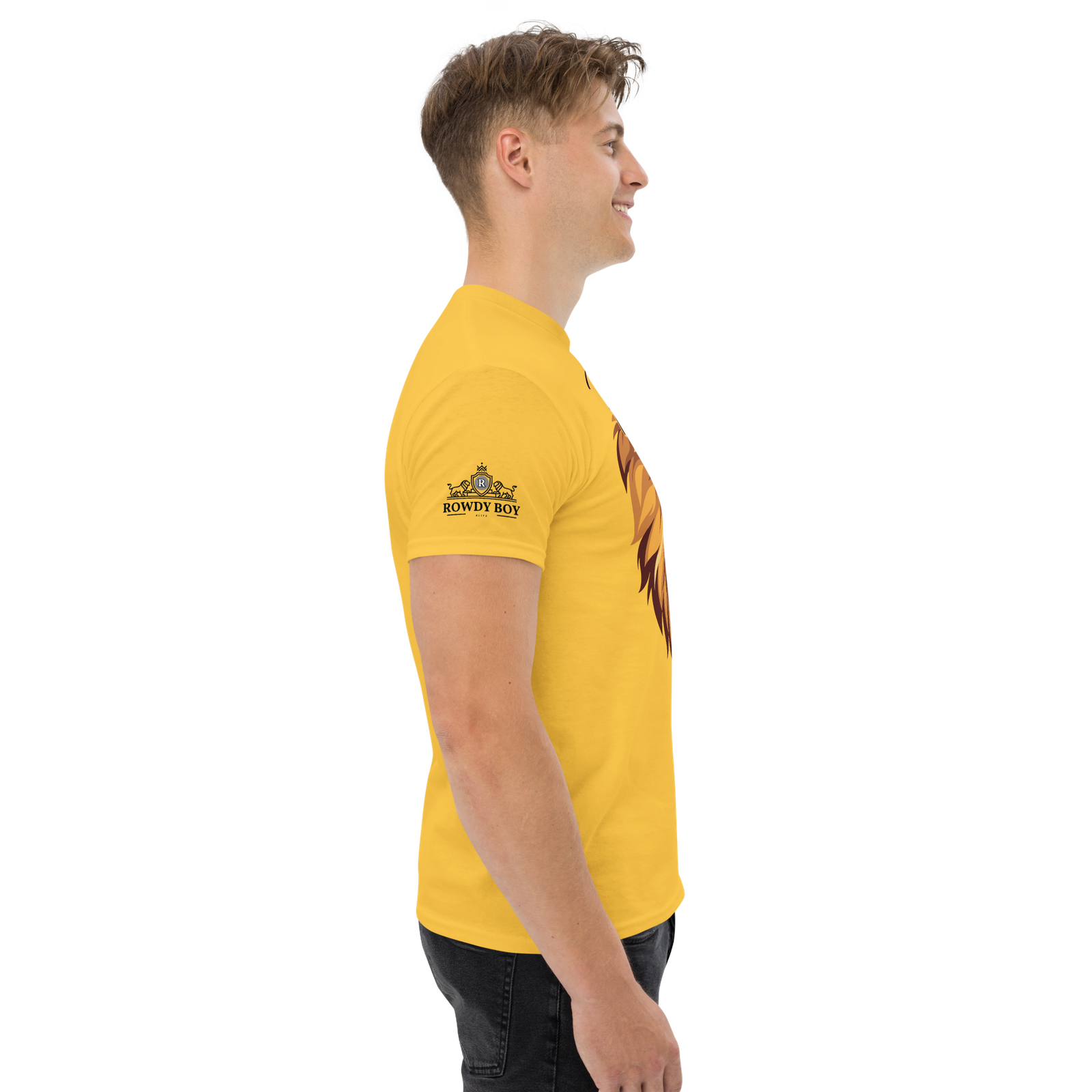 Rowdy Boy "Lion's Head" (Rowdy 4) Classic Tee - Image 200