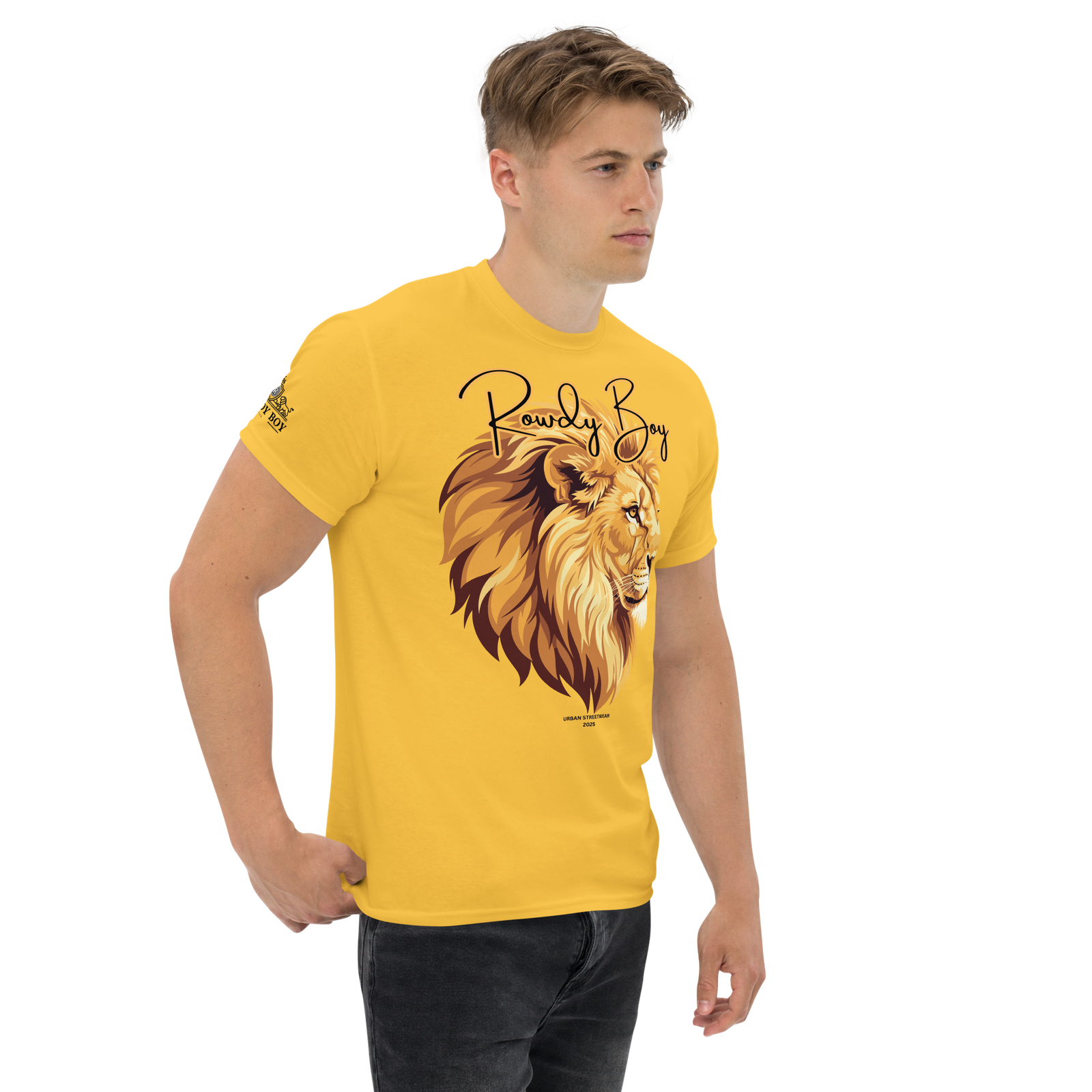 Rowdy Boy "Lion's Head" (Rowdy 4) Classic Tee - Image 199