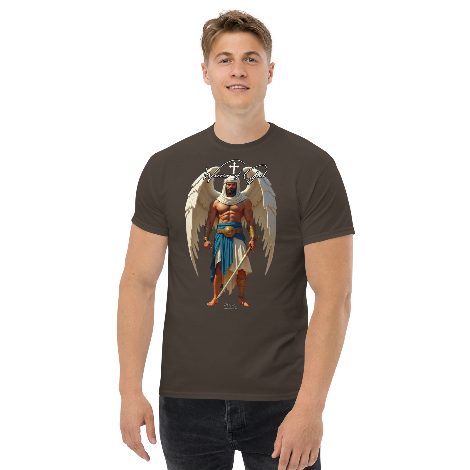 Rowdy Boy "Warrior Of God" #2 Unisex Classic Tee - Image 76