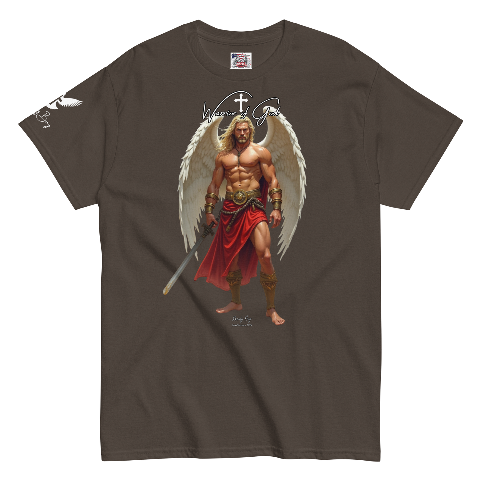 Rowdy Boy "Warrior Of God" #4 Unisex Classic Tee - Image 62