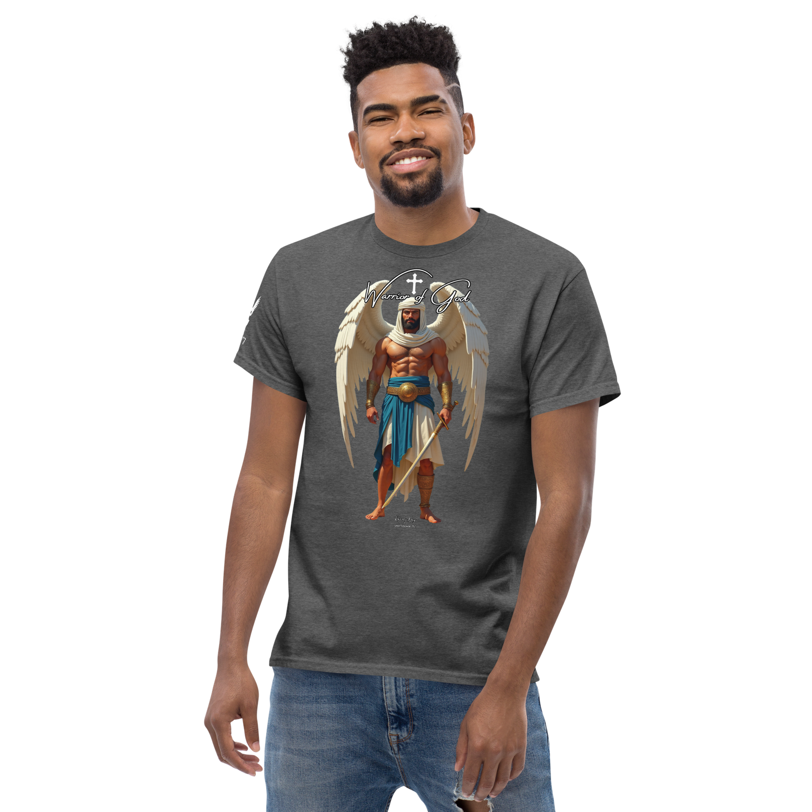 Rowdy Boy "Warrior Of God" #2 Unisex Classic Tee - Image 116
