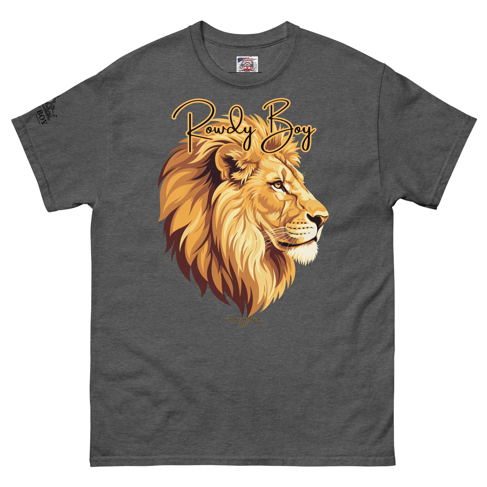 Rowdy Boy "Lion's Head" (Rowdy 4) Classic Tee - Image 213